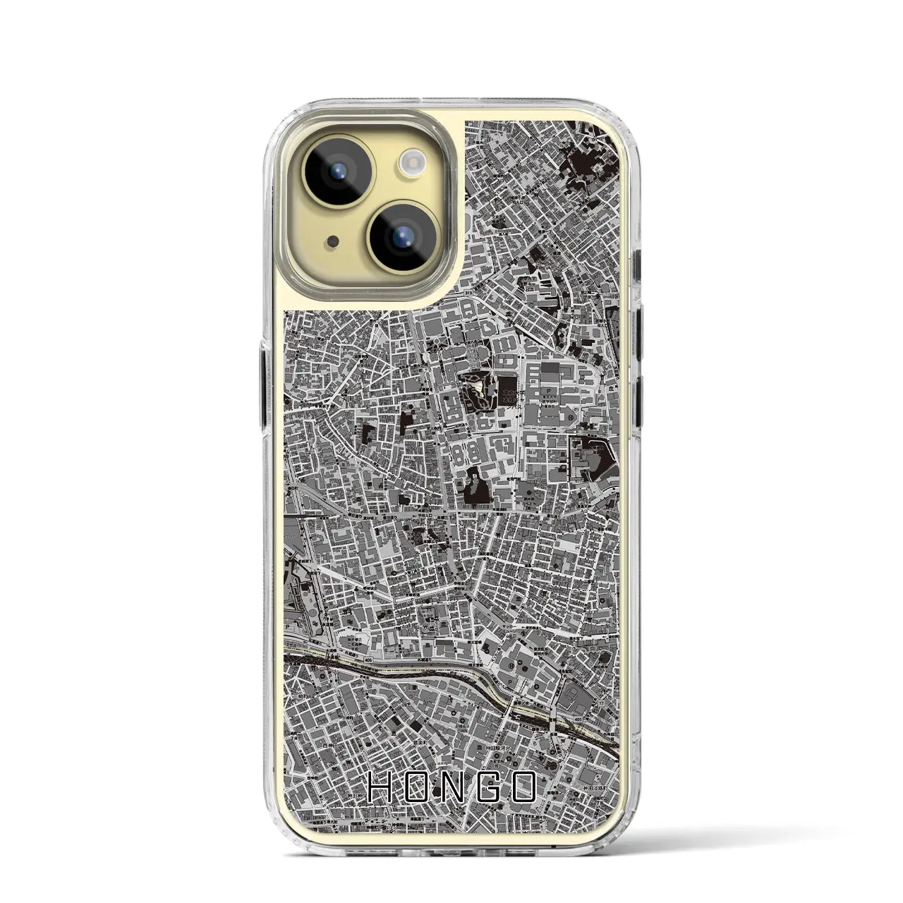 【本郷(東京都)】地図柄iPhoneケース(MagSafeタイプ)