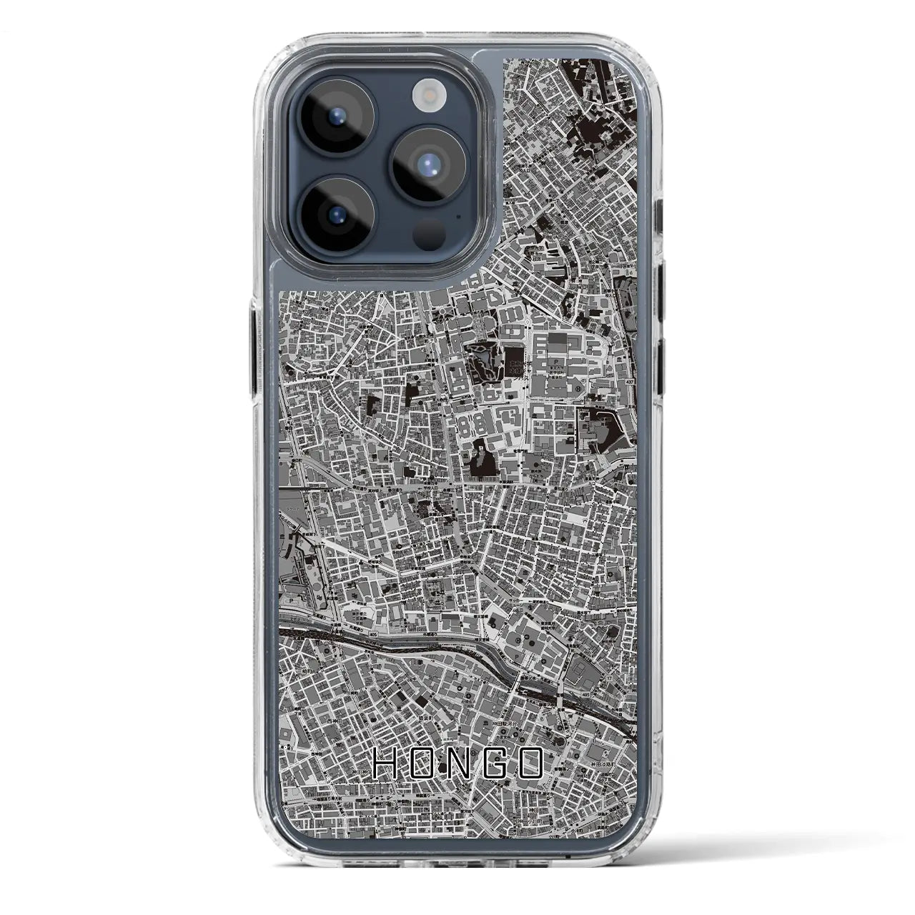 【本郷(東京都)】地図柄iPhoneケース(MagSafeタイプ)