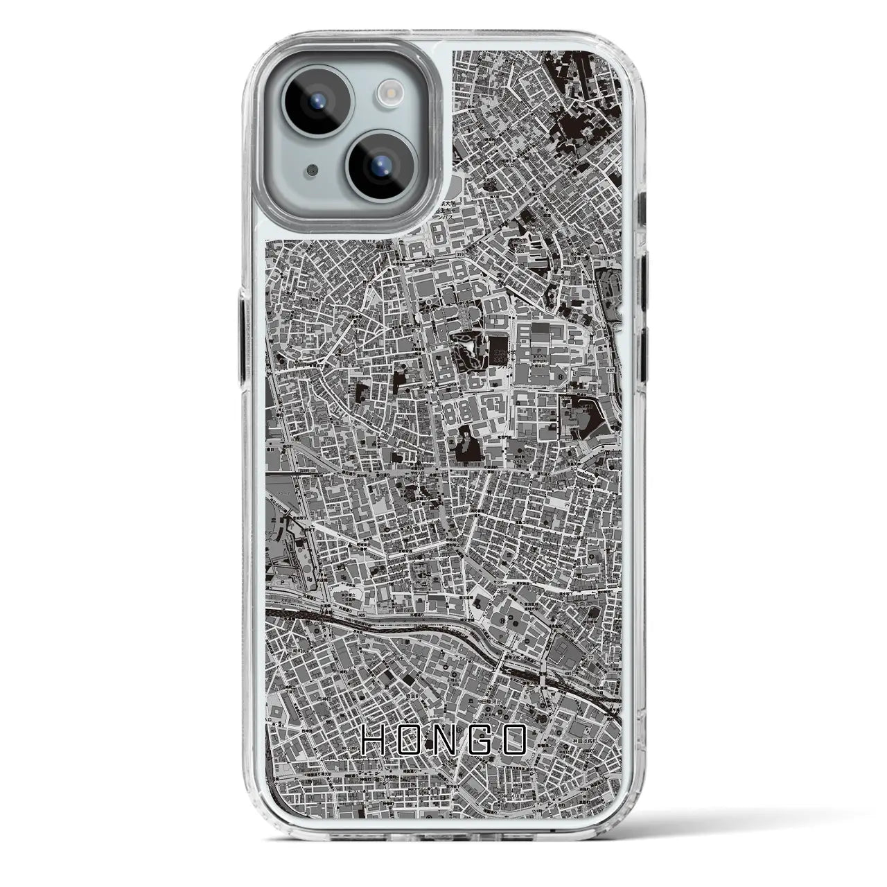【本郷(東京都)】地図柄iPhoneケース(MagSafeタイプ)
