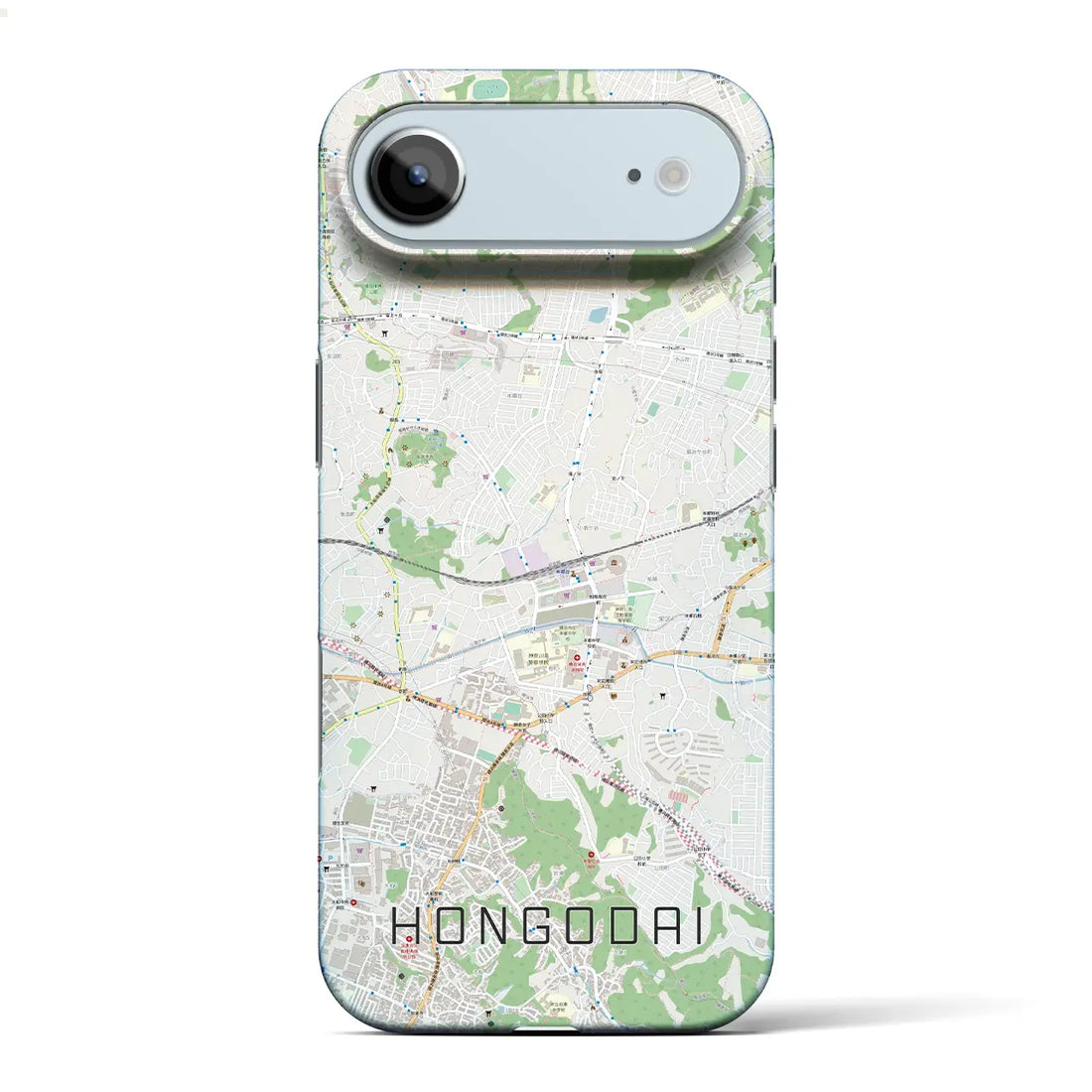 【本郷台(神奈川県)】地図柄iPhoneケース(バックカバータイプ)ナチュラル・iPhone 17 Pro Max 用