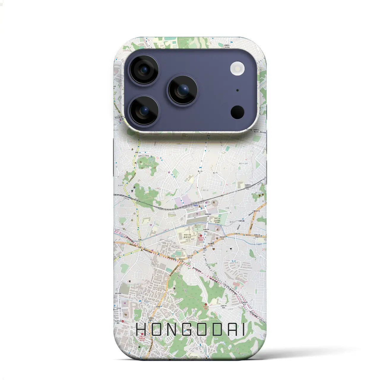 【本郷台(神奈川県)】地図柄iPhoneケース(バックカバータイプ)