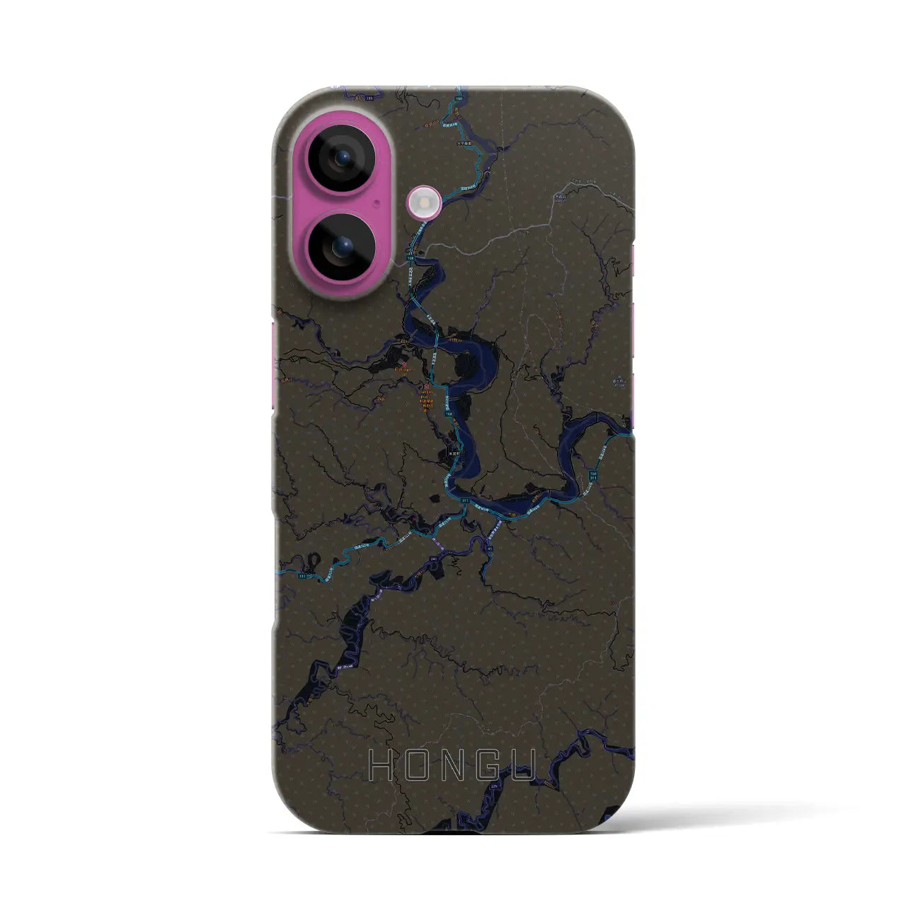 【本宮(和歌山県)】地図柄iPhoneケース(バックカバータイプ)