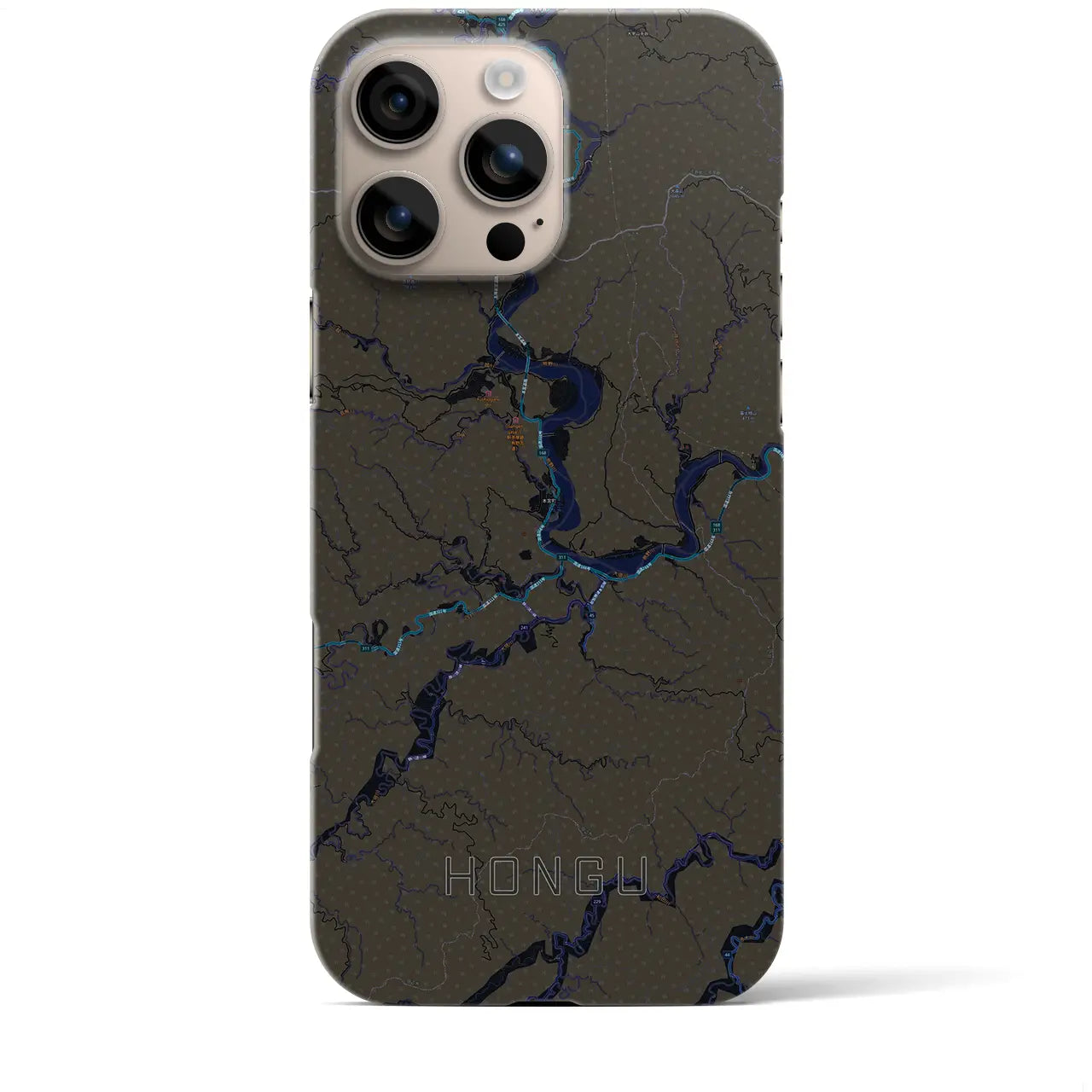 【本宮(和歌山県)】地図柄iPhoneケース(バックカバータイプ)