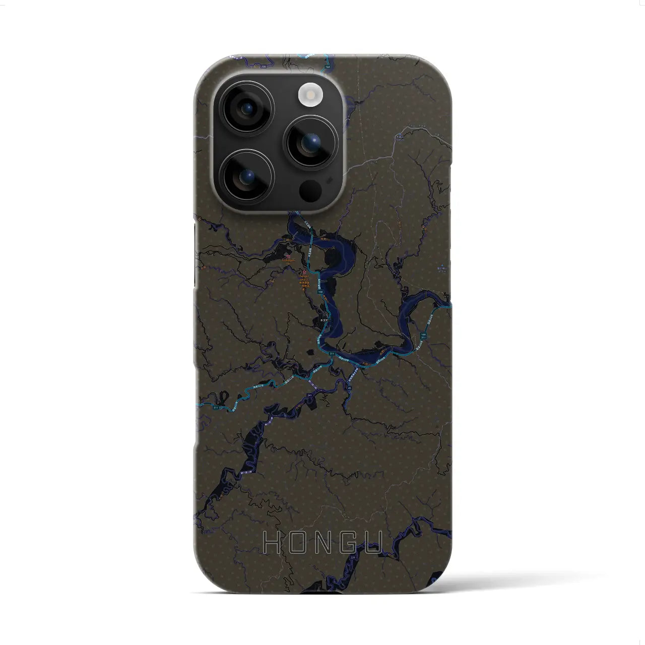 【本宮(和歌山県)】地図柄iPhoneケース(バックカバータイプ)