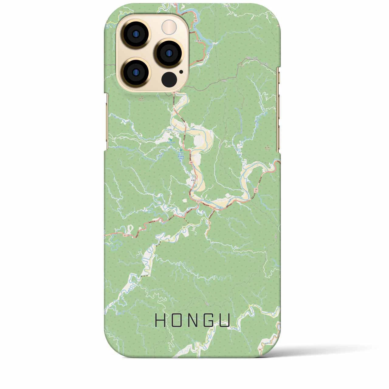 【本宮(和歌山県)】地図柄iPhoneケース(バックカバータイプ)