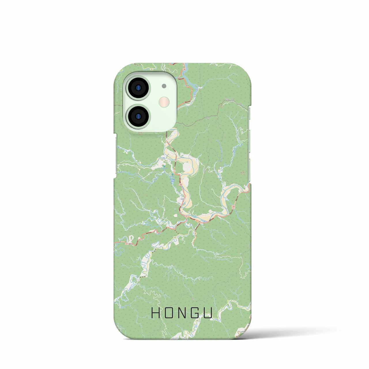 【本宮(和歌山県)】地図柄iPhoneケース(バックカバータイプ)