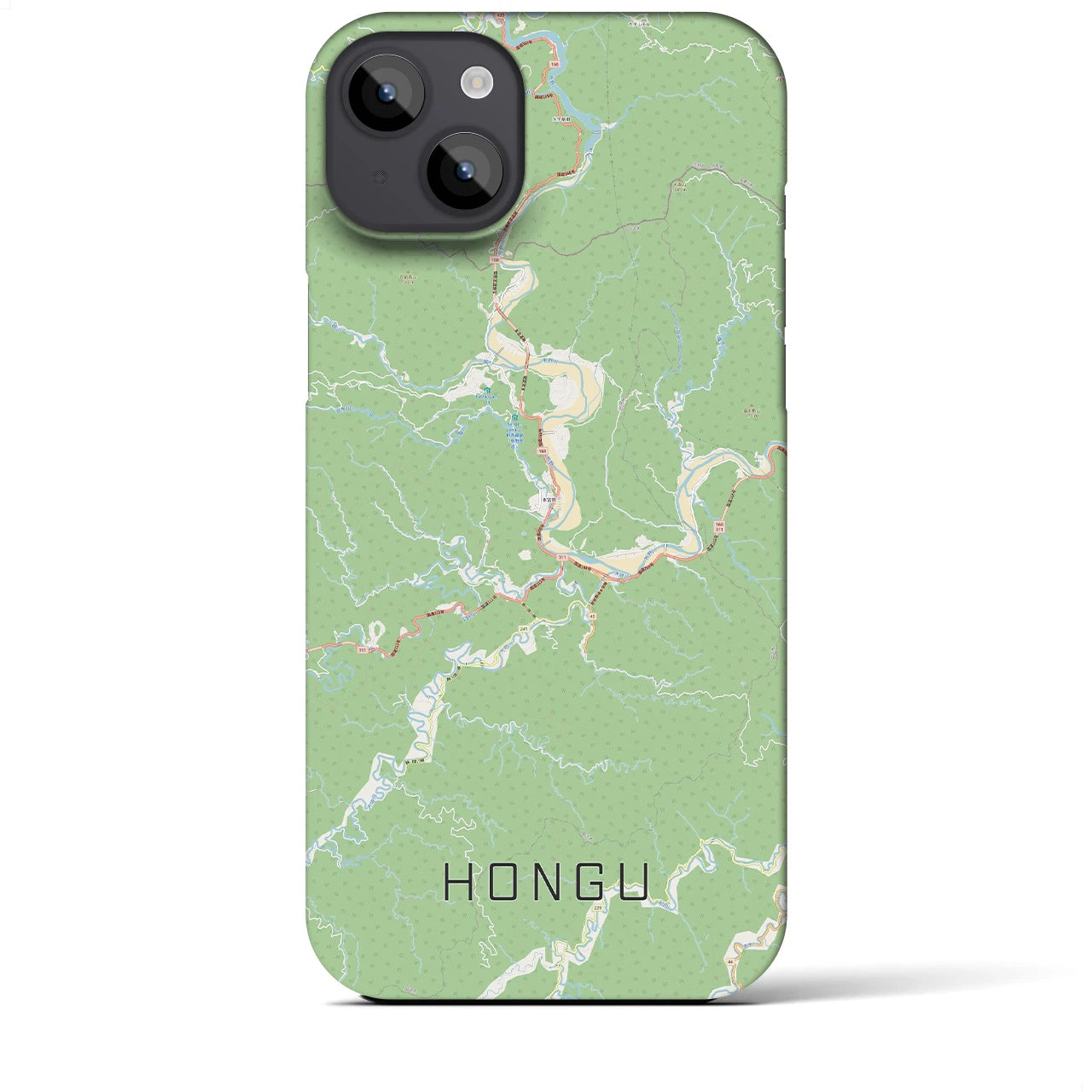 【本宮(和歌山県)】地図柄iPhoneケース(バックカバータイプ)