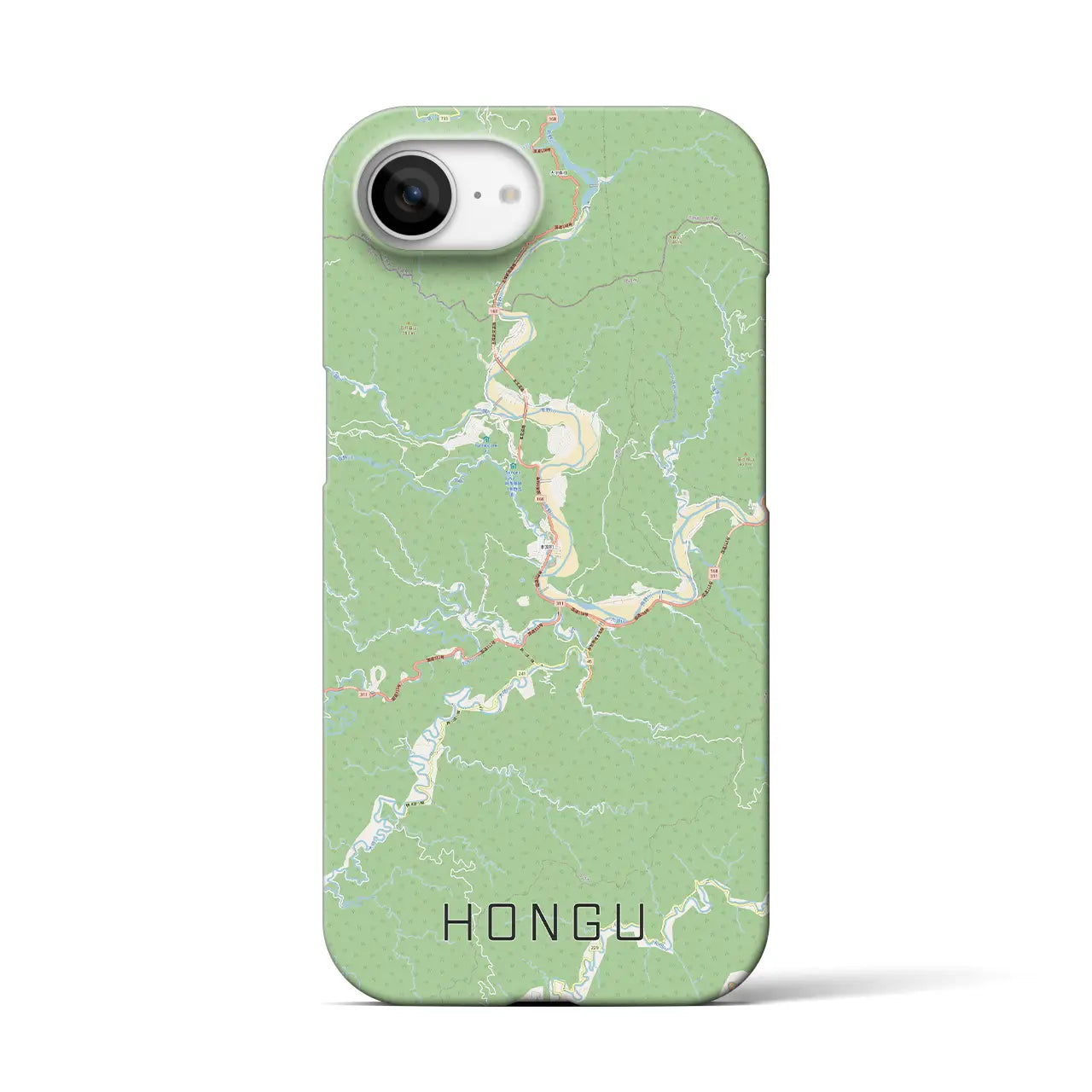 【本宮(和歌山県)】地図柄iPhoneケース(バックカバータイプ)