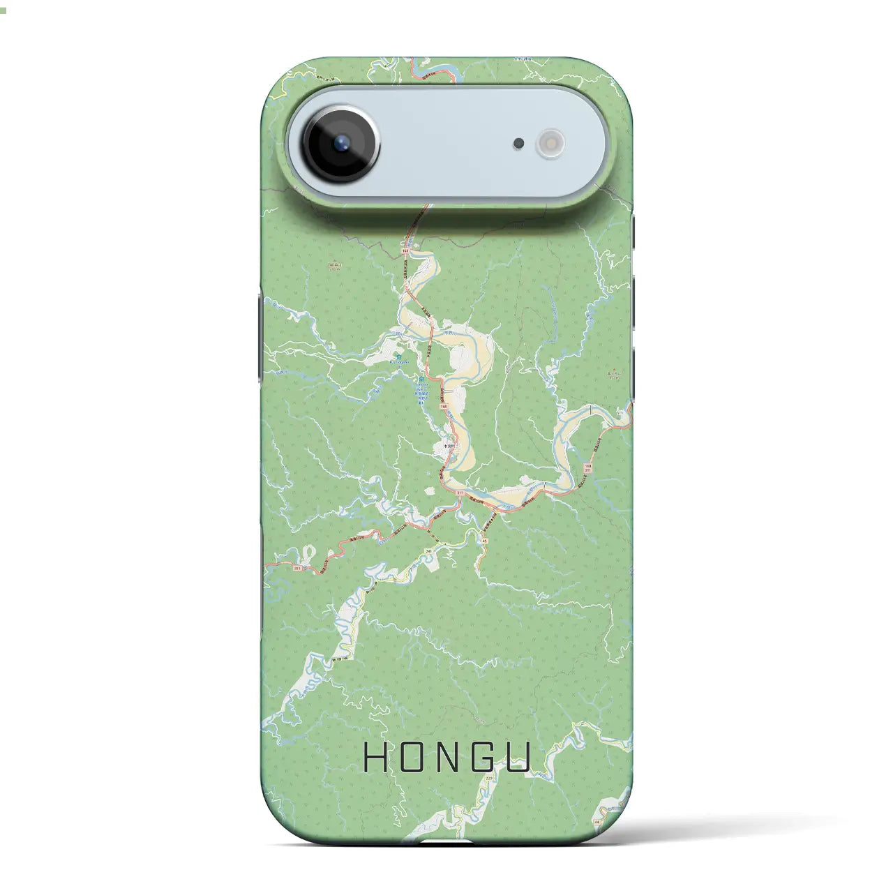 【本宮(和歌山県)】地図柄iPhoneケース(バックカバータイプ)