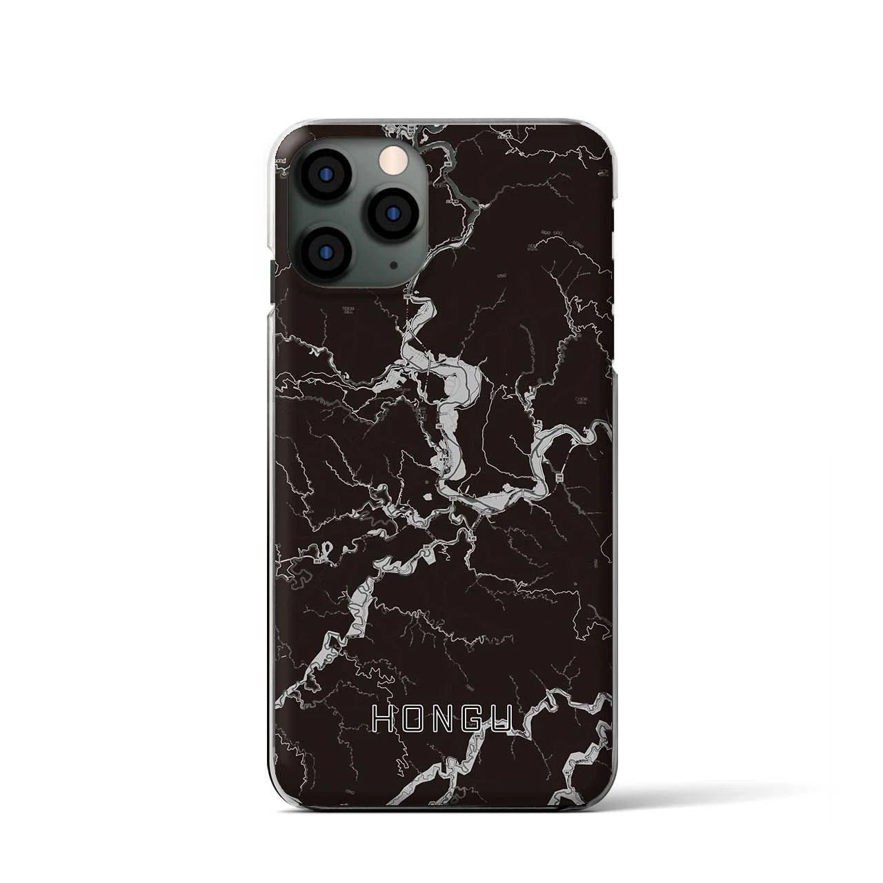 【本宮(和歌山県)】地図柄iPhoneケース(クリアタイプ)