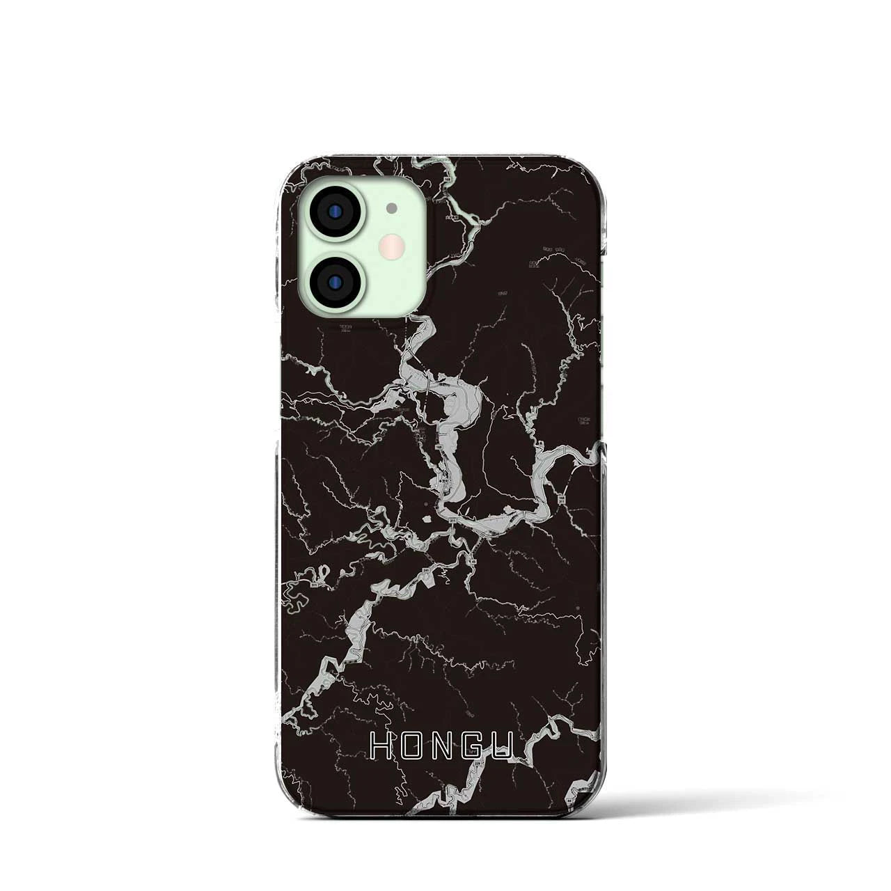 【本宮(和歌山県)】地図柄iPhoneケース(クリアタイプ)