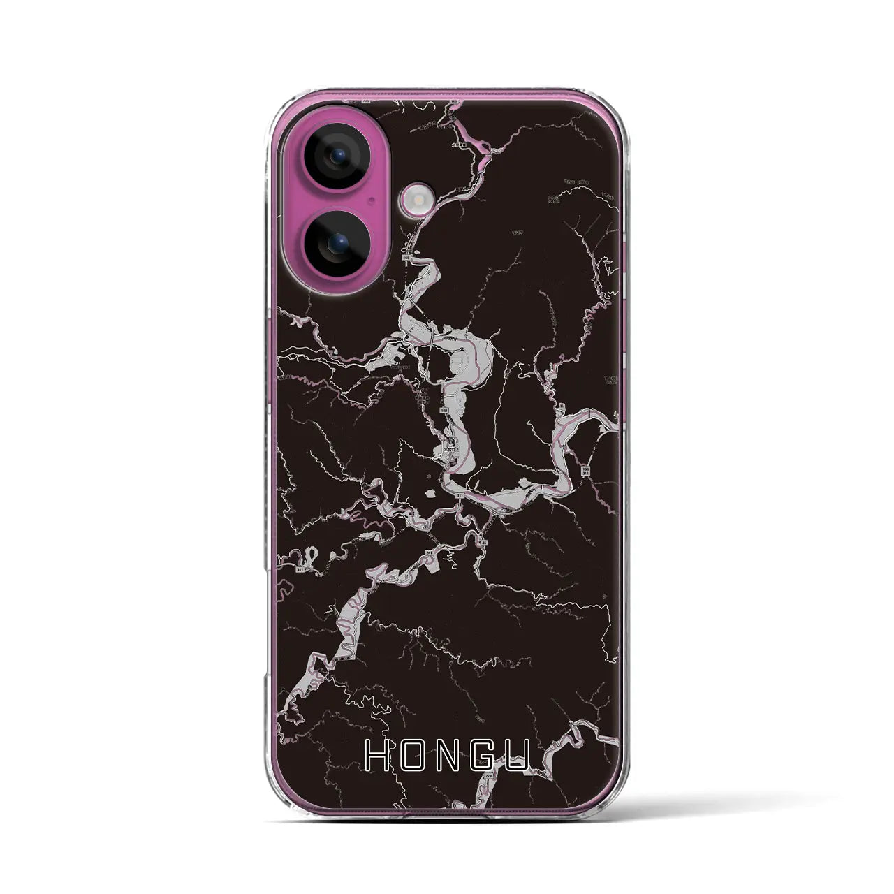 【本宮(和歌山県)】地図柄iPhoneケース(クリアタイプ)