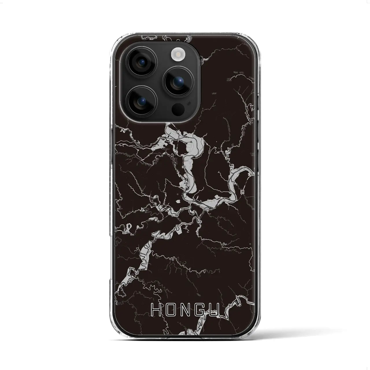 【本宮(和歌山県)】地図柄iPhoneケース(クリアタイプ)