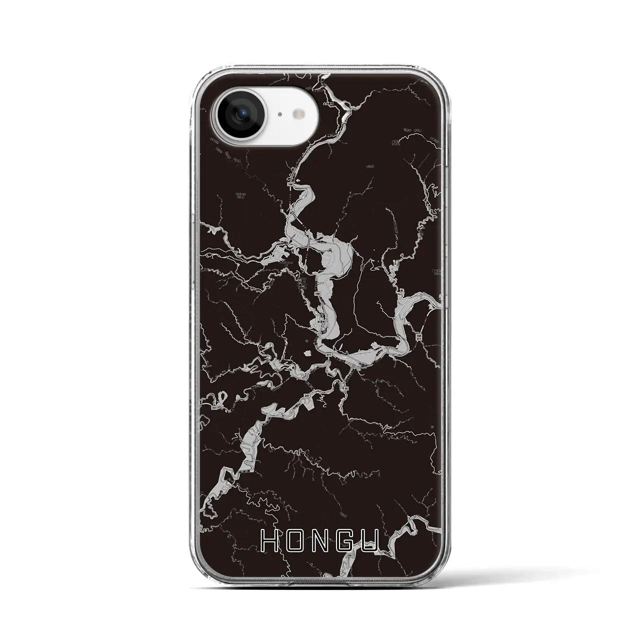 【本宮(和歌山県)】地図柄iPhoneケース(クリアタイプ)