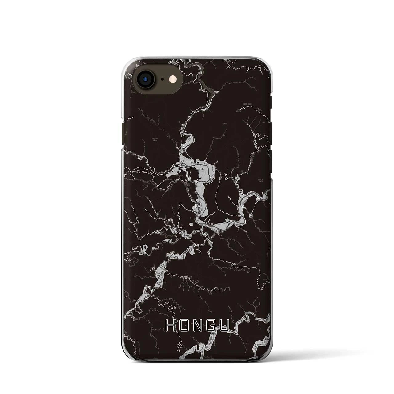 【本宮(和歌山県)】地図柄iPhoneケース(クリアタイプ)