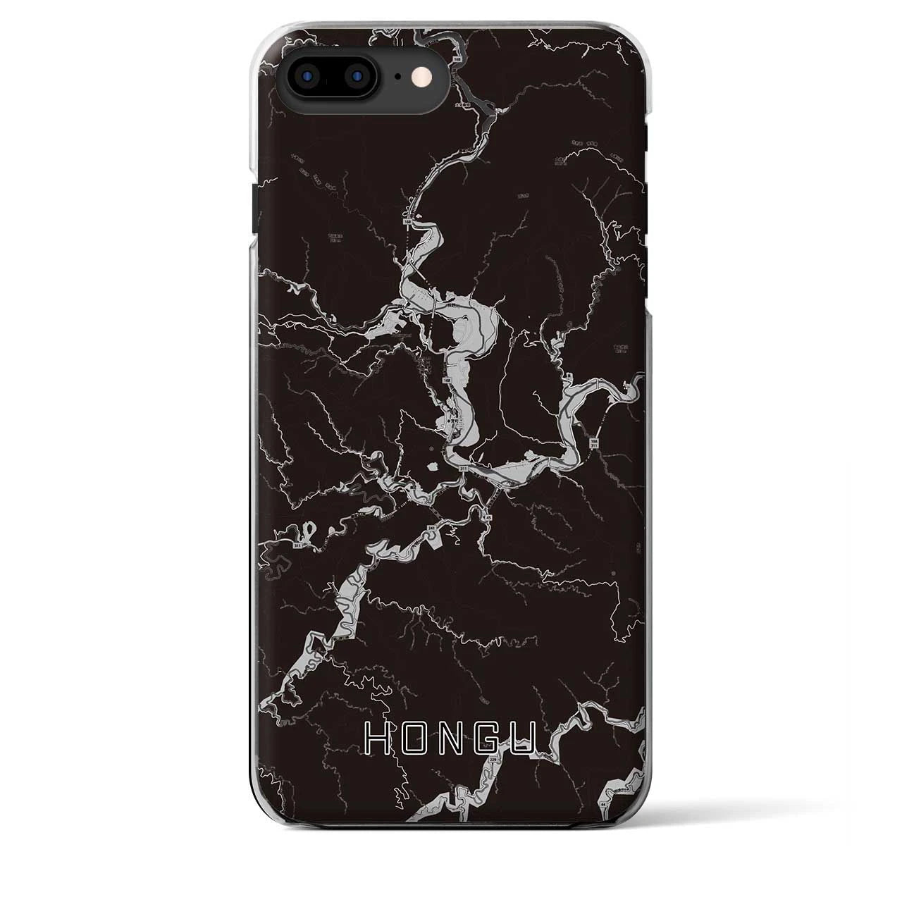 【本宮(和歌山県)】地図柄iPhoneケース(クリアタイプ)