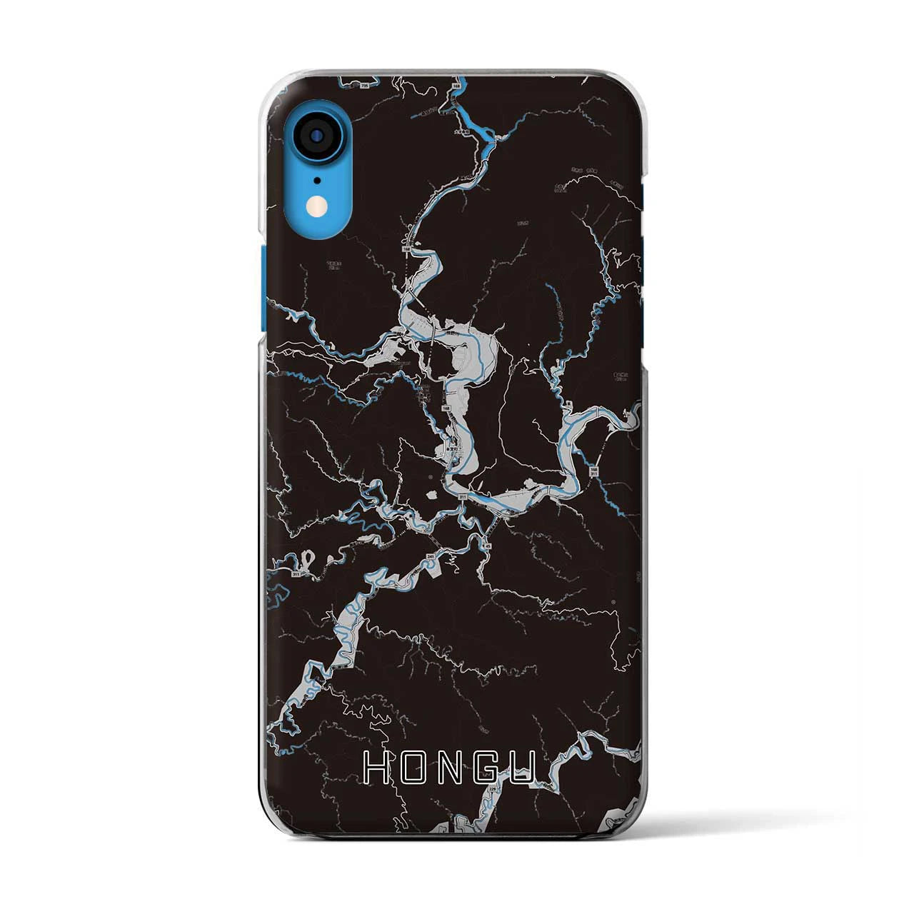 【本宮(和歌山県)】地図柄iPhoneケース(クリアタイプ)