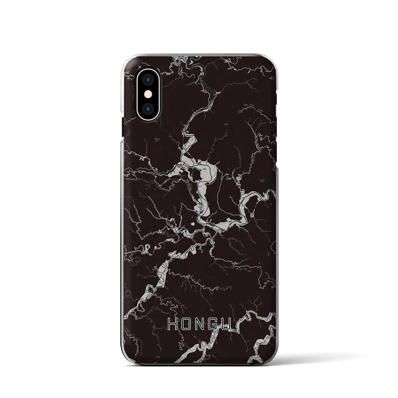 【本宮(和歌山県)】地図柄iPhoneケース(クリアタイプ)