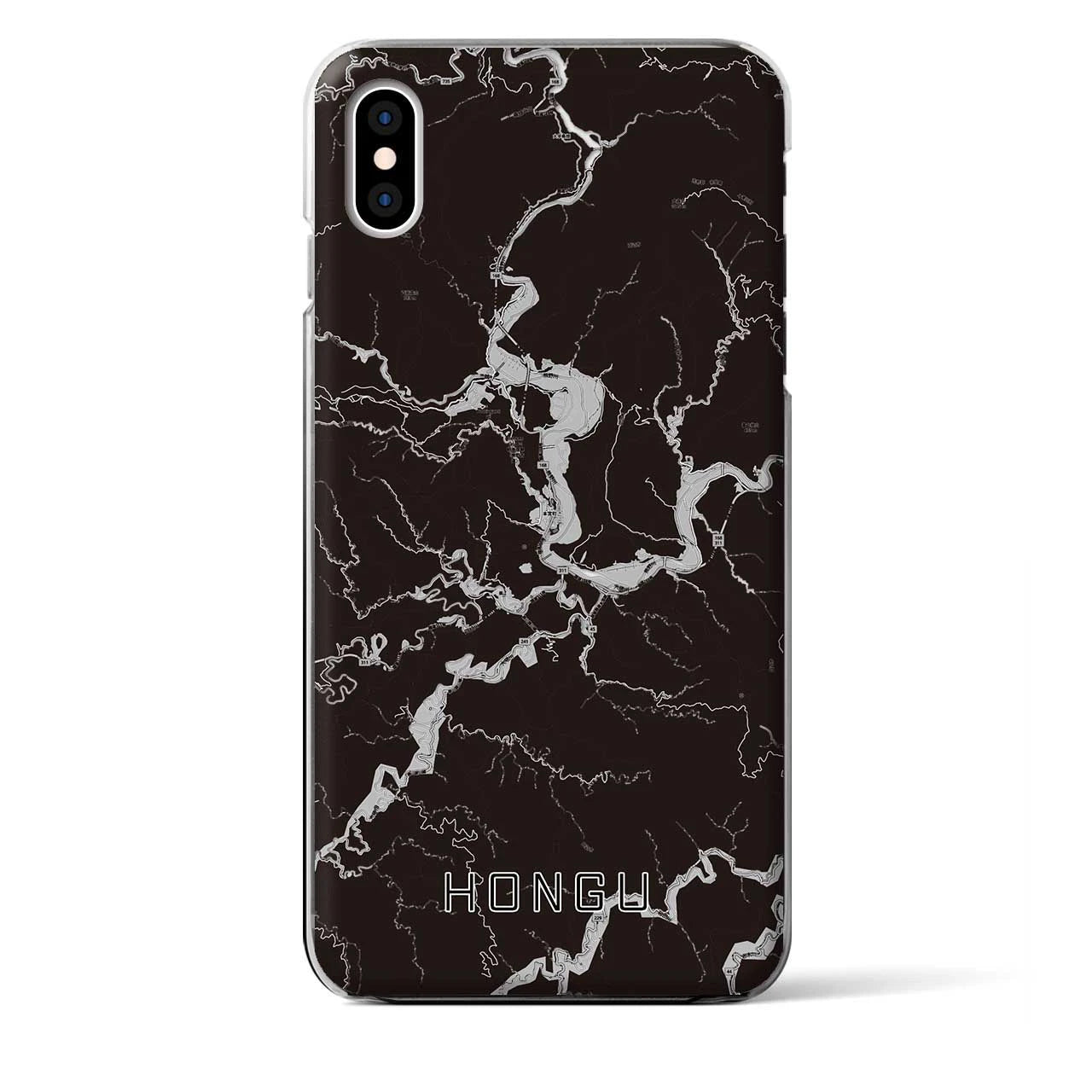 【本宮(和歌山県)】地図柄iPhoneケース(クリアタイプ)