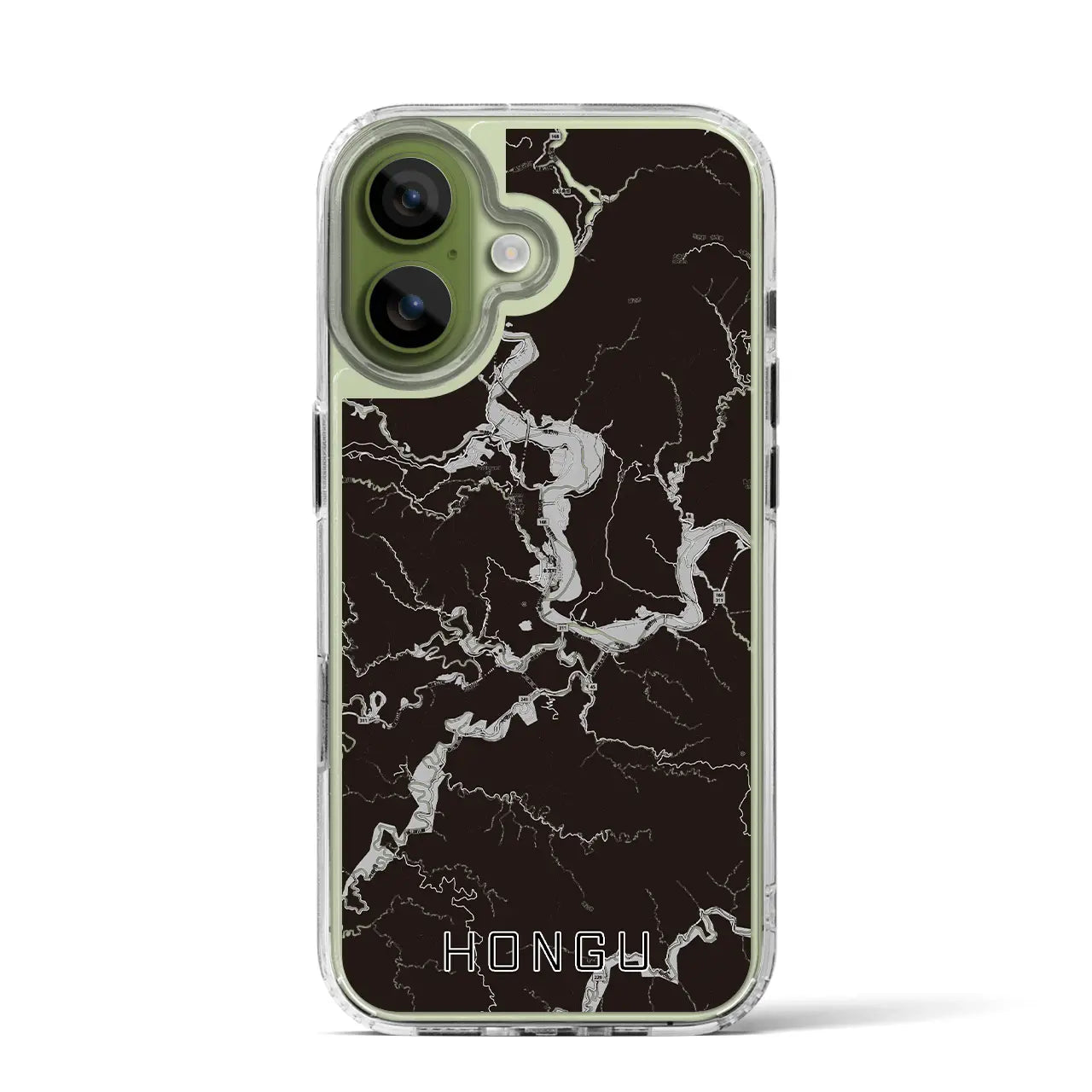 【本宮(和歌山県)】地図柄iPhoneケース(MagSafeタイプ)