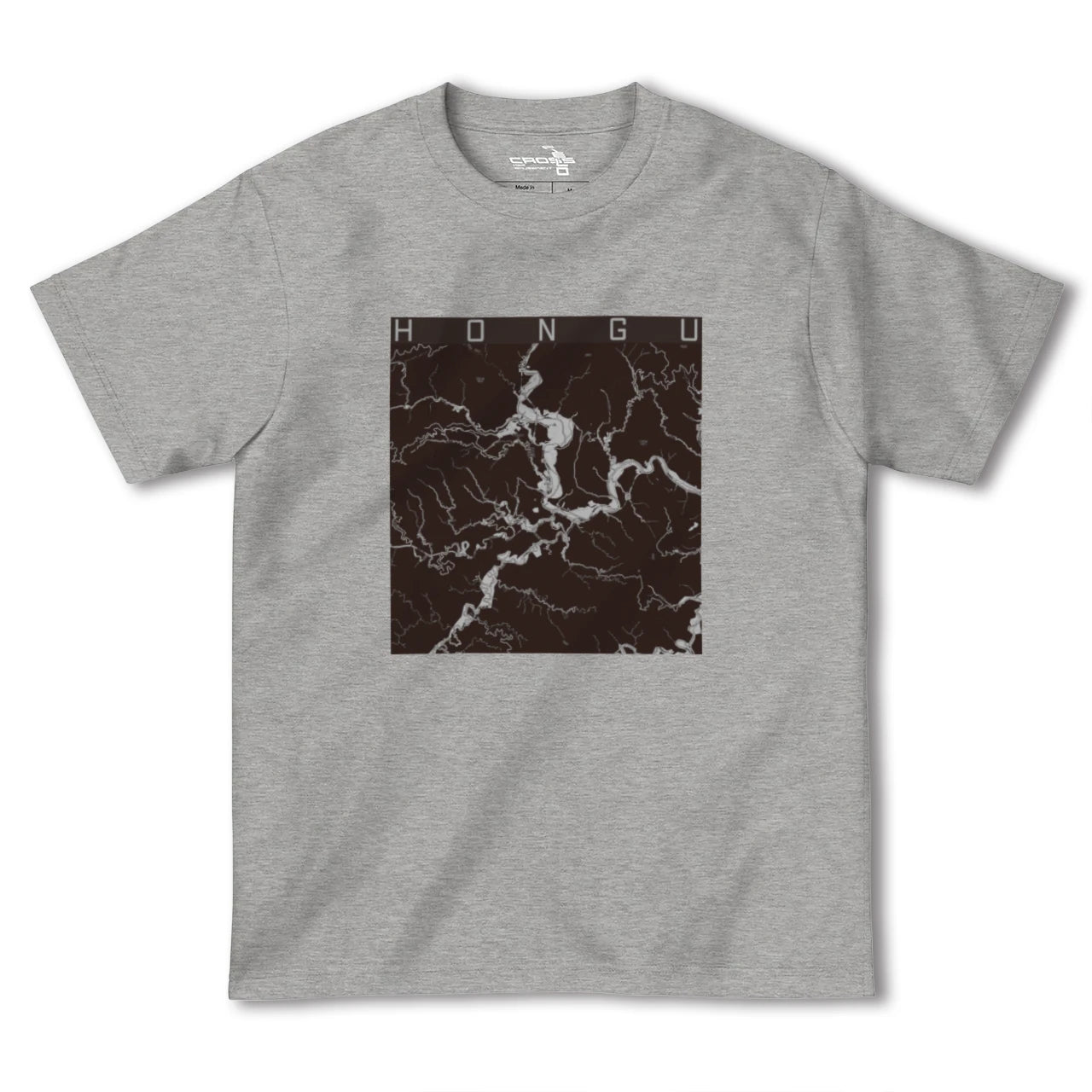 【本宮(和歌山県)】地図柄ヘビーウェイトTシャツ
