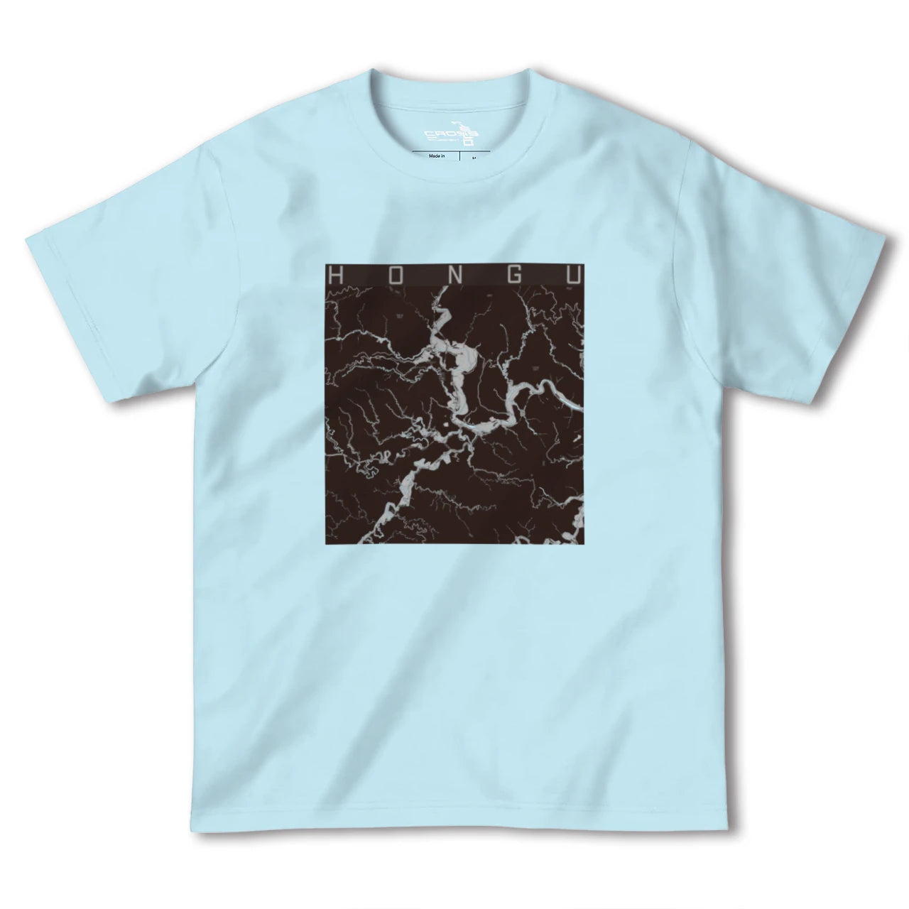 【本宮(和歌山県)】地図柄ヘビーウェイトTシャツ