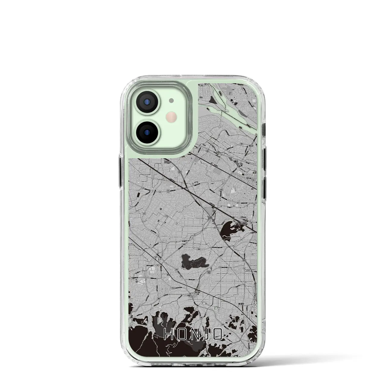【本庄(埼玉県)】地図柄iPhoneケース(MagSafeタイプ)
