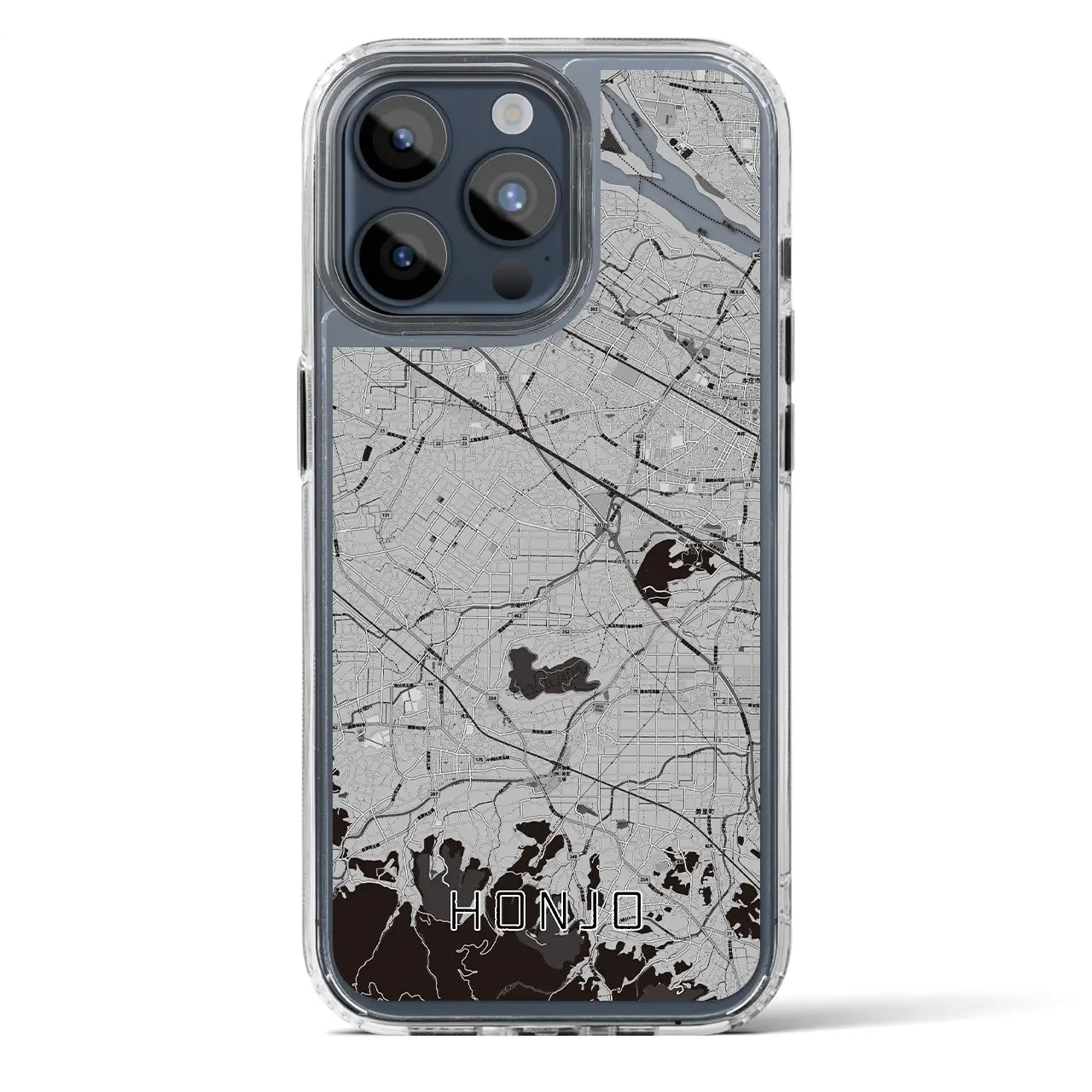 【本庄(埼玉県)】地図柄iPhoneケース(MagSafeタイプ)