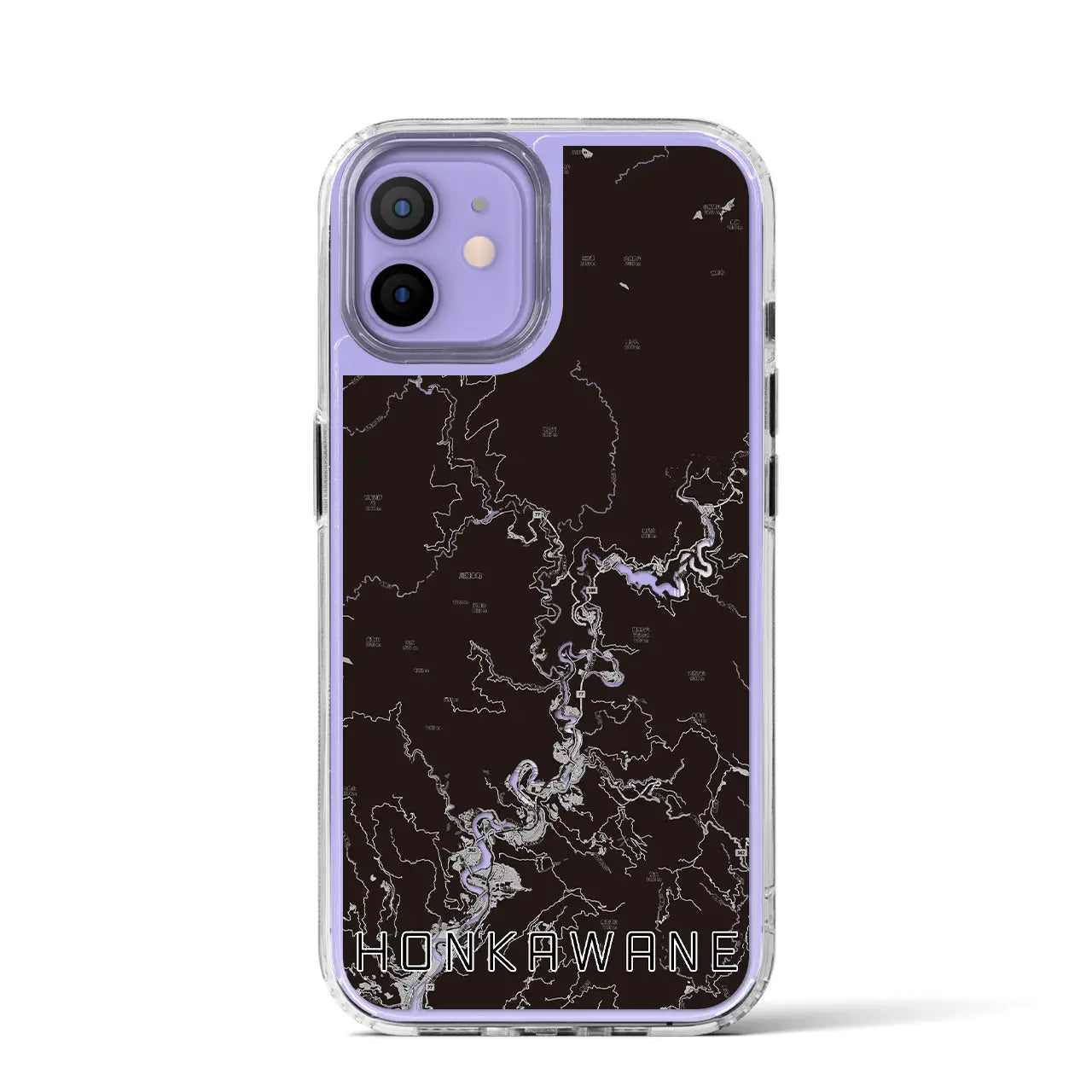 【本川根(静岡県)】地図柄iPhoneケース(MagSafeタイプ)