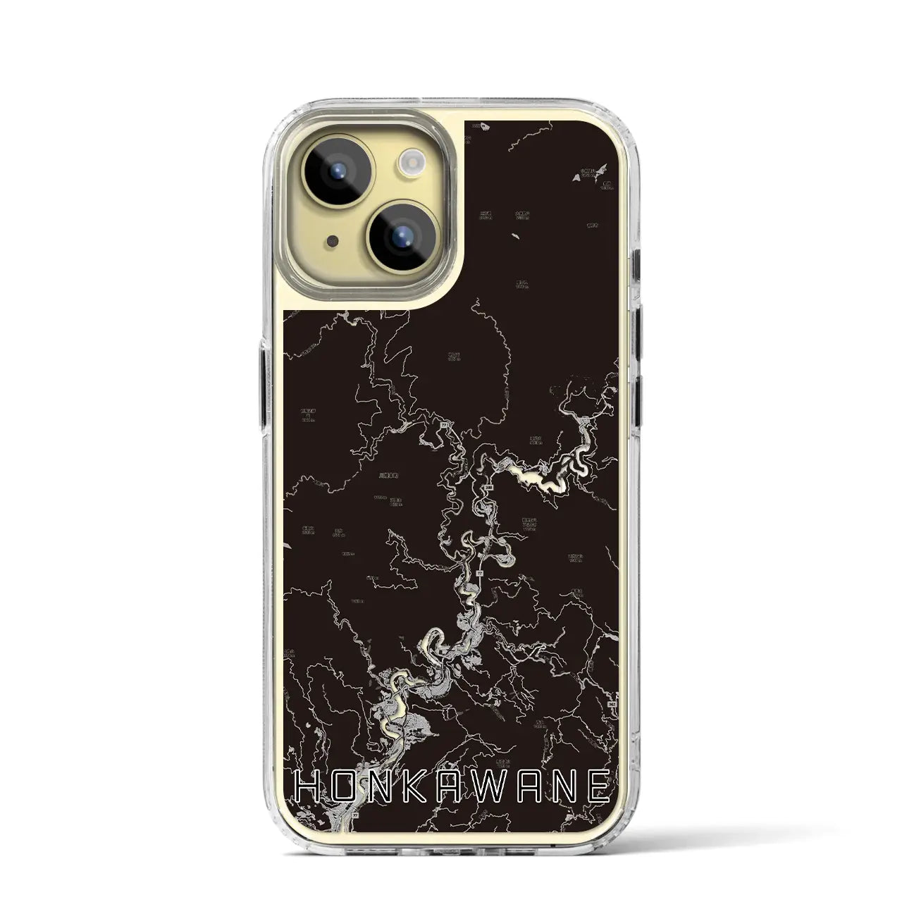 【本川根(静岡県)】地図柄iPhoneケース(MagSafeタイプ)