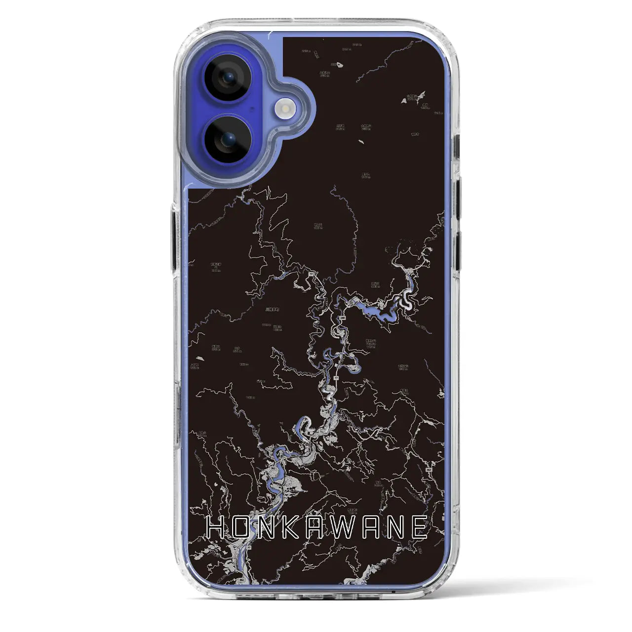 【本川根(静岡県)】地図柄iPhoneケース(MagSafeタイプ)