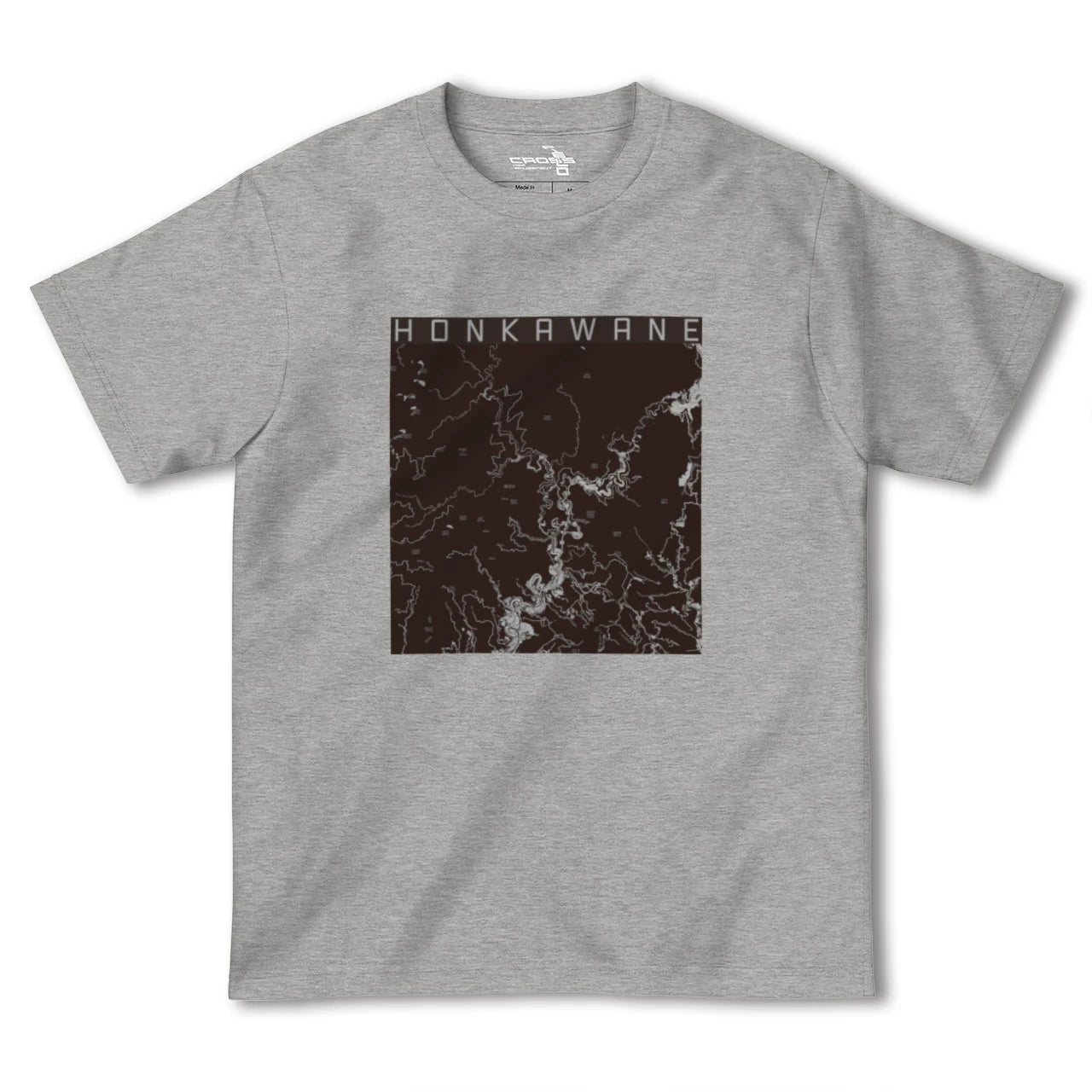 【本川根(静岡県)】地図柄ヘビーウェイトTシャツ