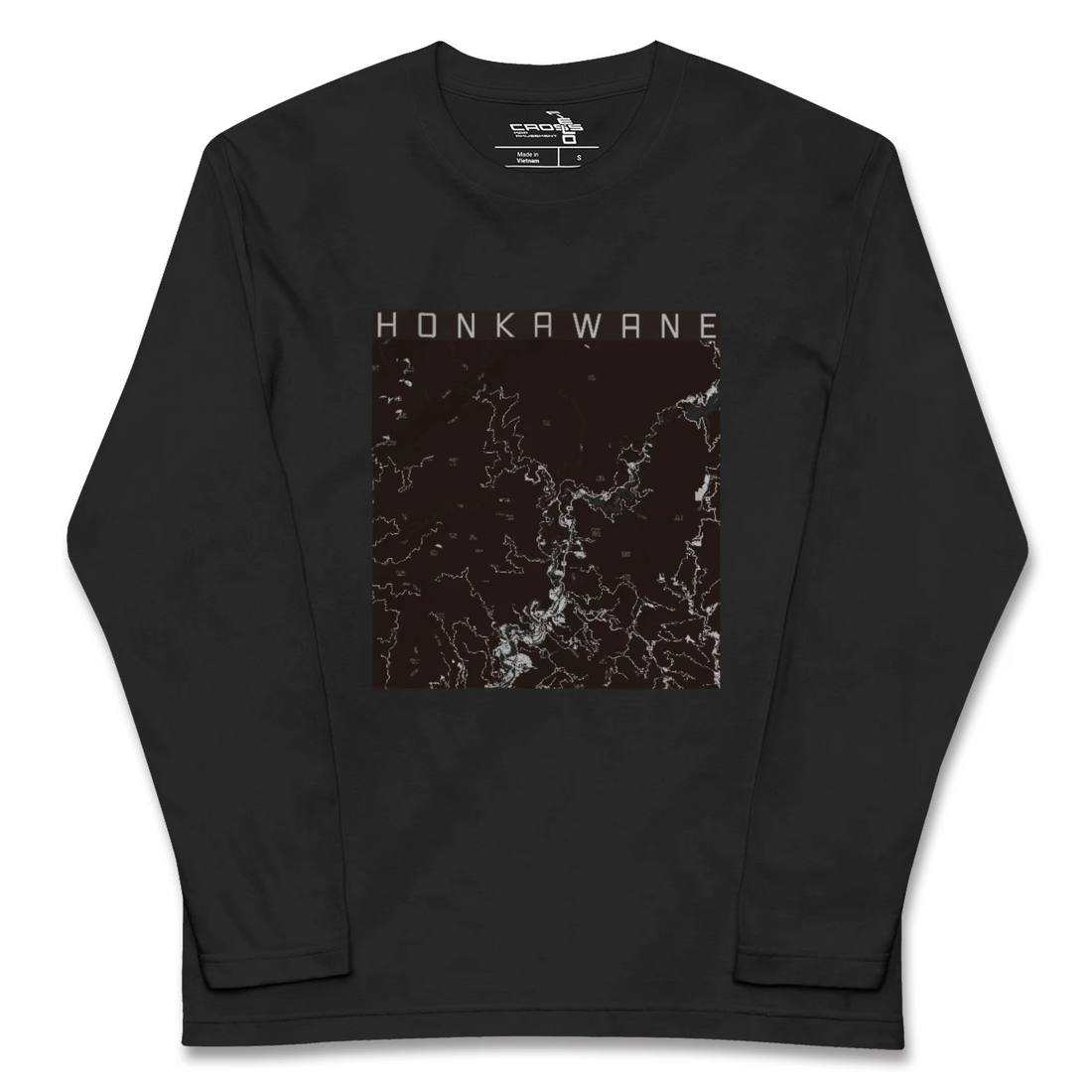 【本川根(静岡県)】地図柄ロングスリーブTシャツ