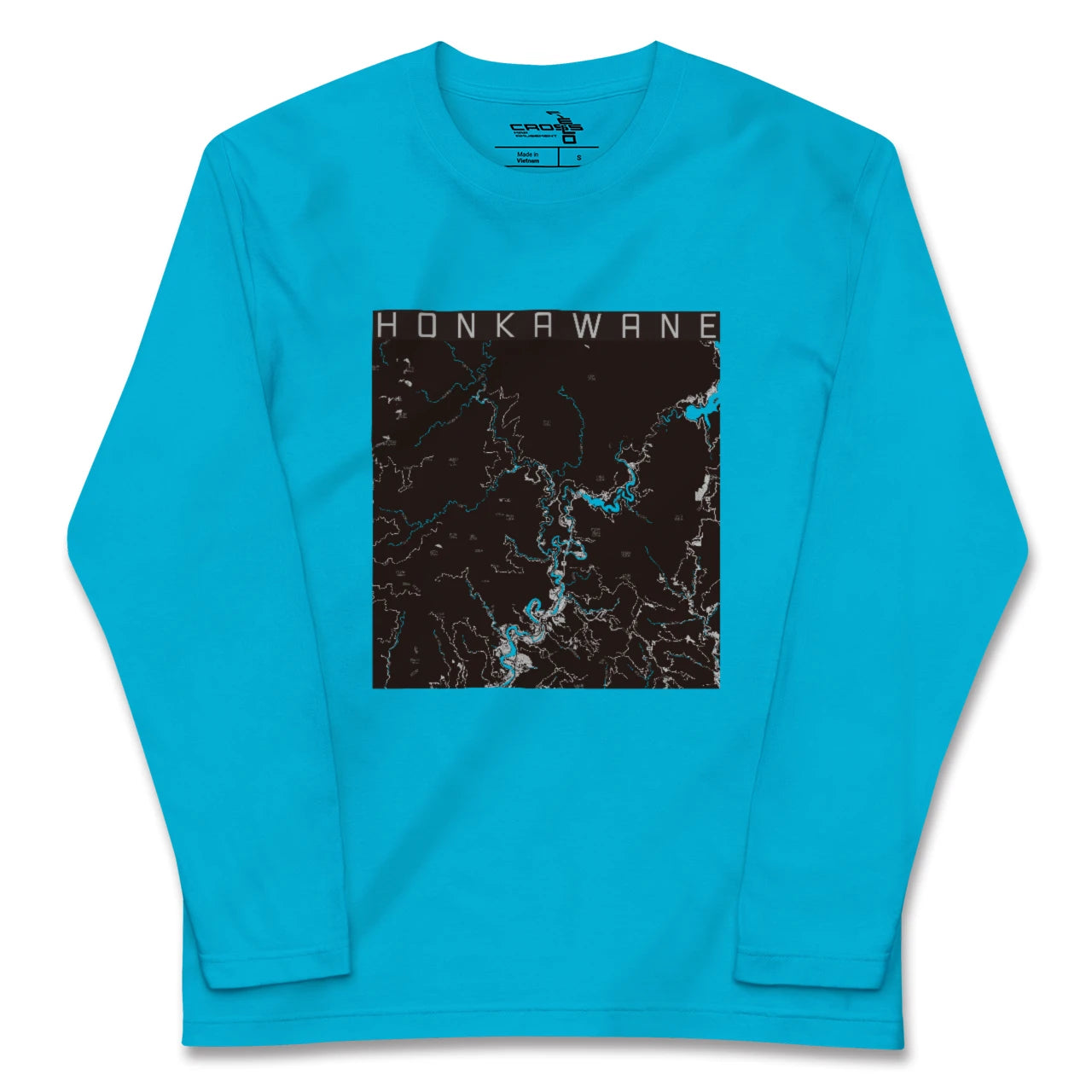 【本川根(静岡県)】地図柄ロングスリーブTシャツ