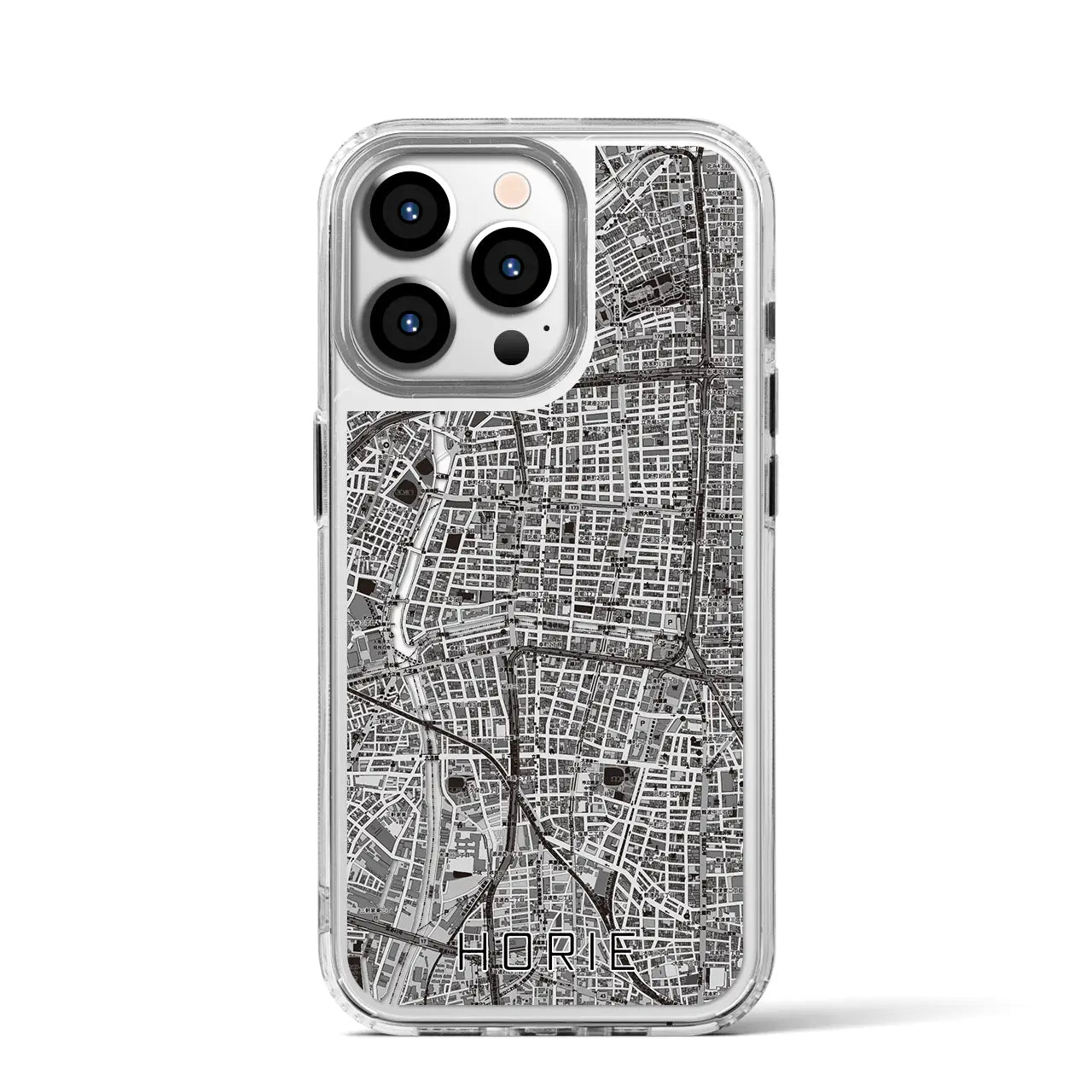 【堀江(大阪府)】地図柄iPhoneケース(MagSafeタイプ)