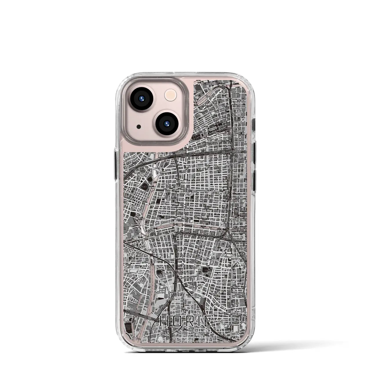 【堀江(大阪府)】地図柄iPhoneケース(MagSafeタイプ)