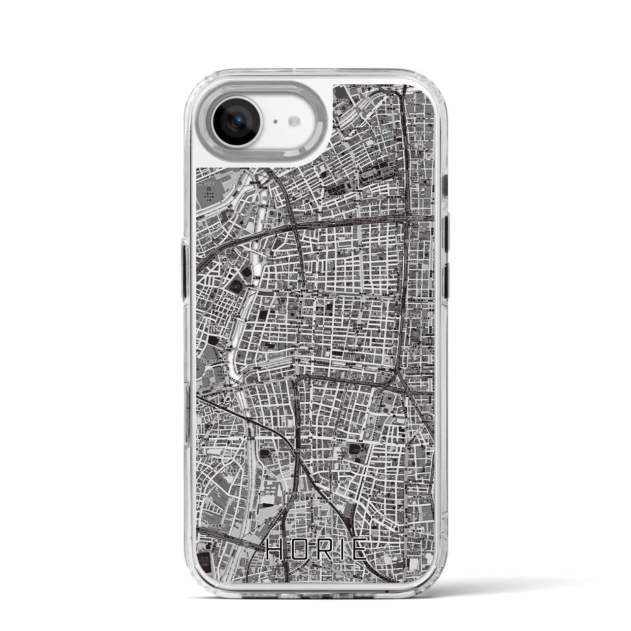【堀江(大阪府)】地図柄iPhoneケース(MagSafeタイプ)