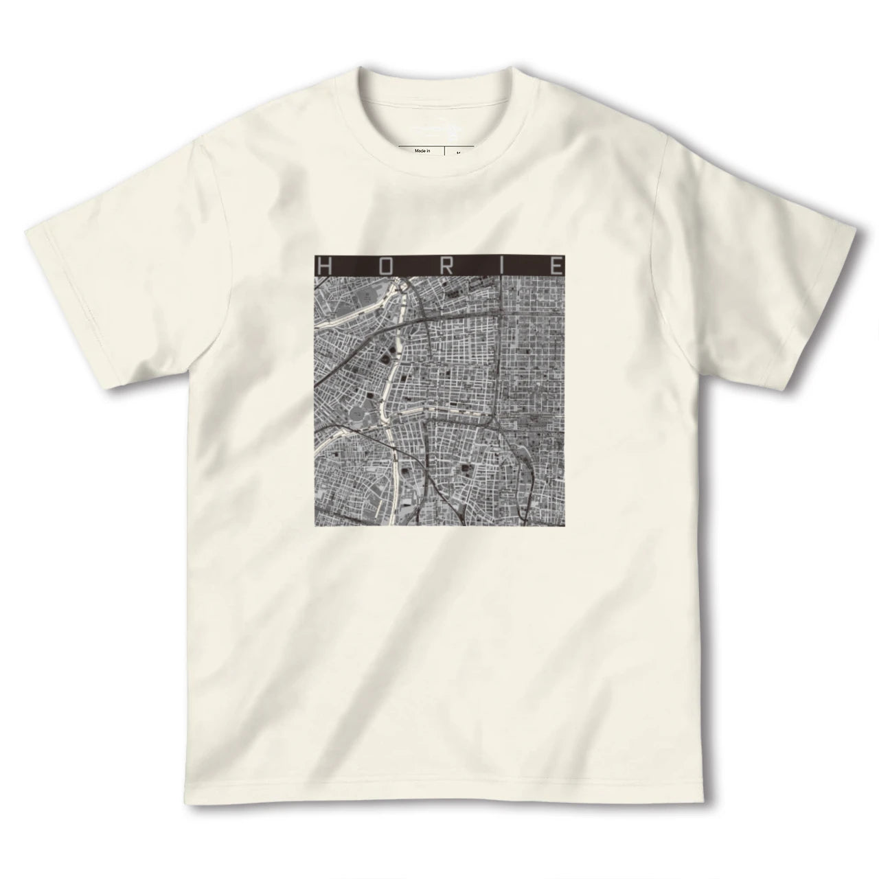【堀江(大阪府)】地図柄ヘビーウェイトTシャツ