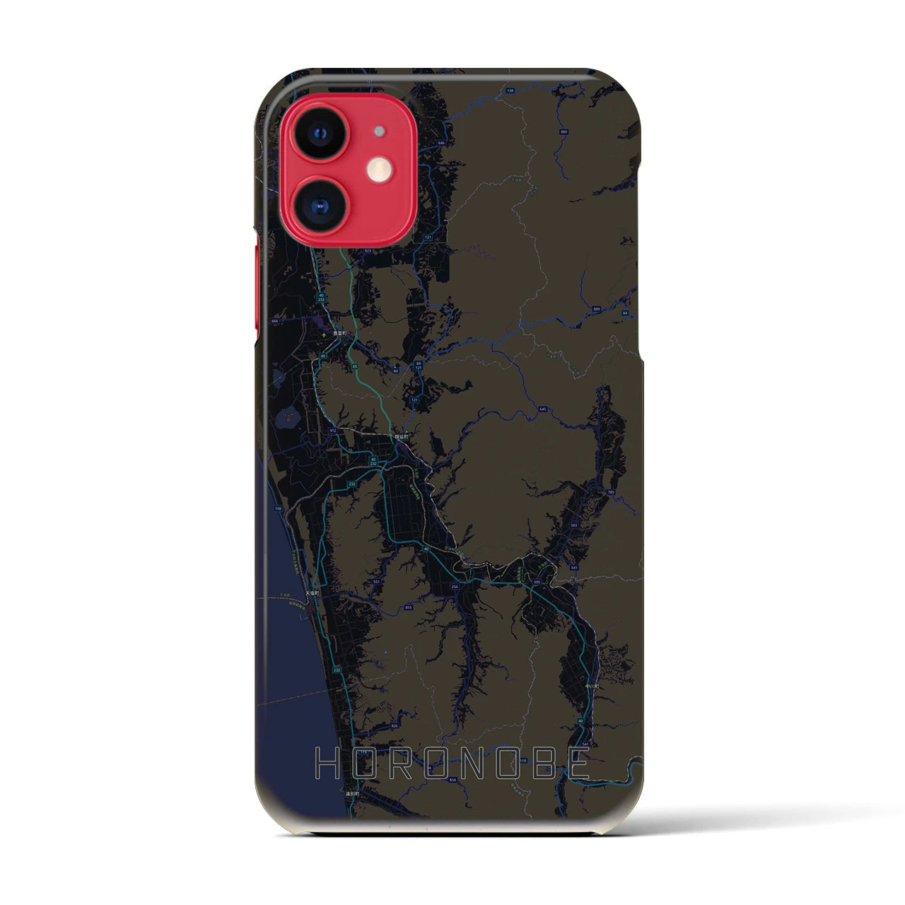 【幌延(北海道)】地図柄iPhoneケース(バックカバータイプ)