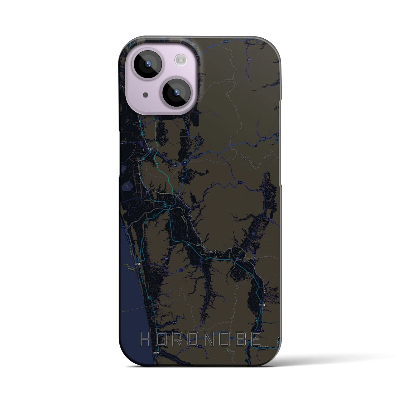 【幌延(北海道)】地図柄iPhoneケース(バックカバータイプ)