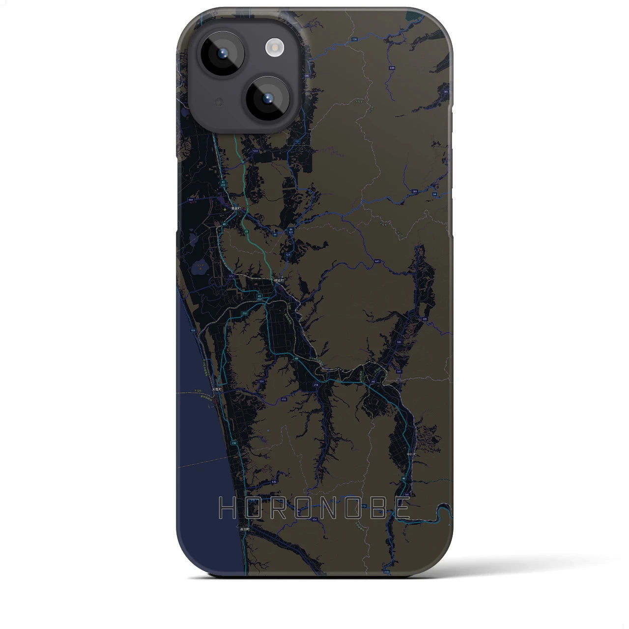 【幌延(北海道)】地図柄iPhoneケース(バックカバータイプ)