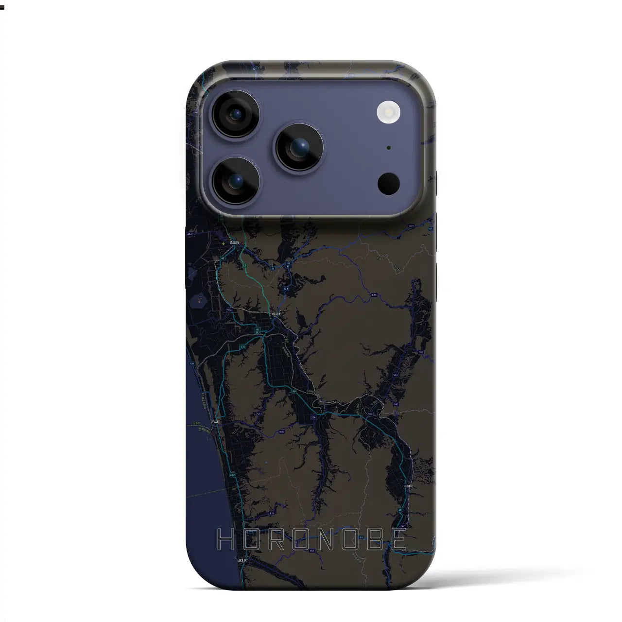 【幌延(北海道)】地図柄iPhoneケース(バックカバータイプ)