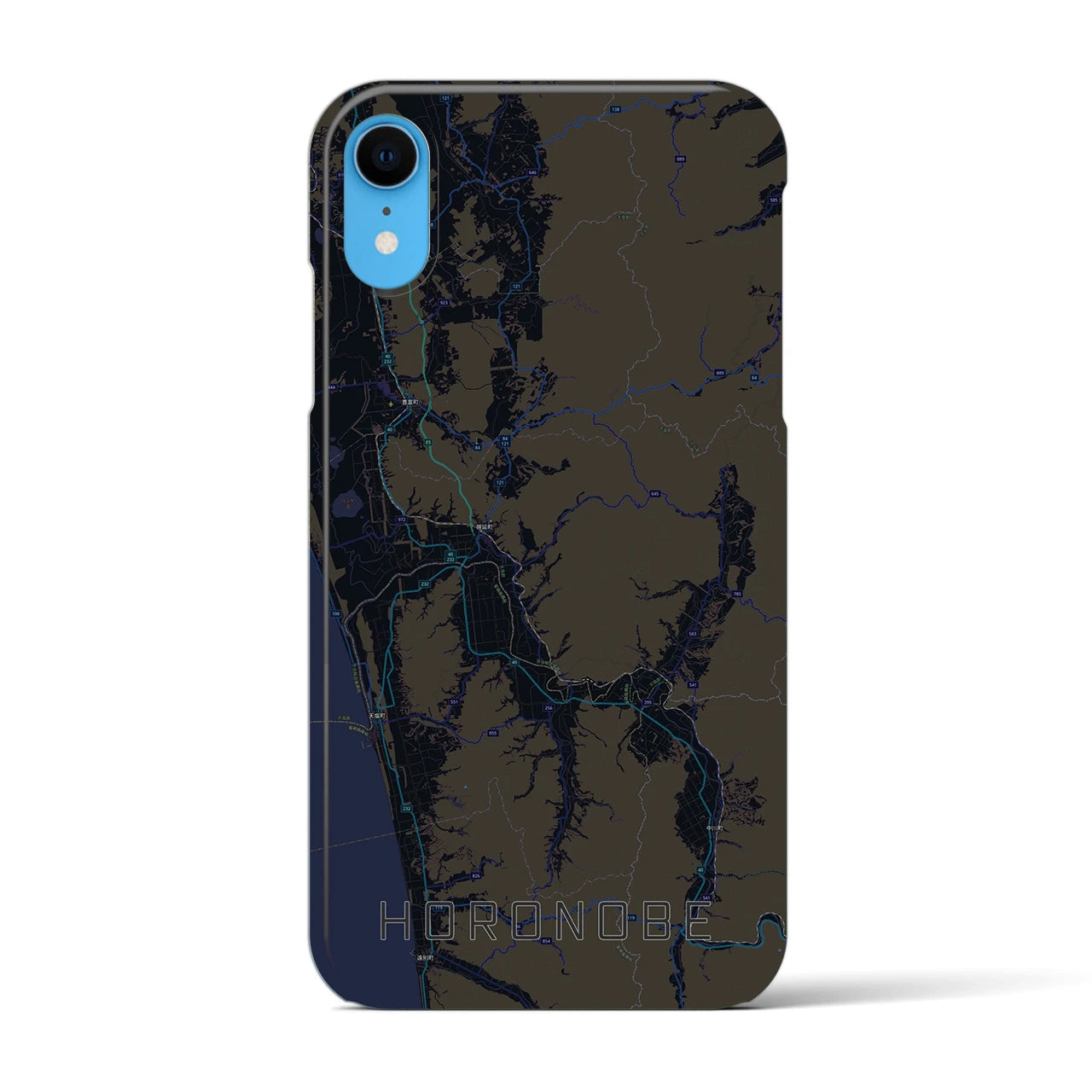 【幌延(北海道)】地図柄iPhoneケース(バックカバータイプ)