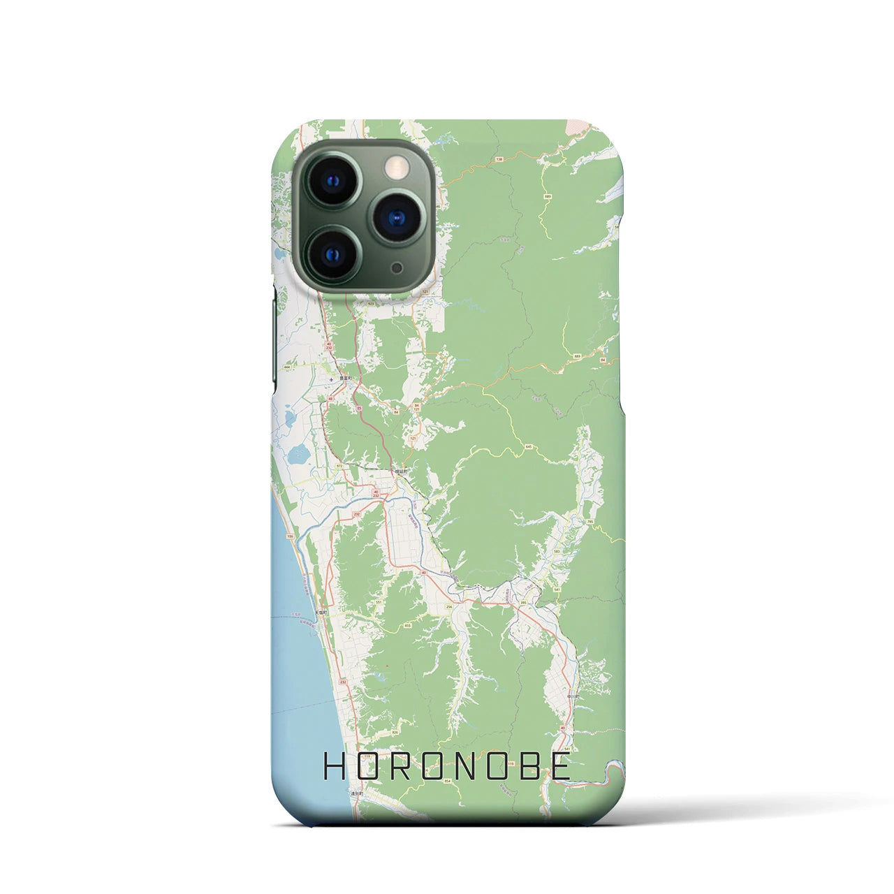 【幌延(北海道)】地図柄iPhoneケース(バックカバータイプ)
