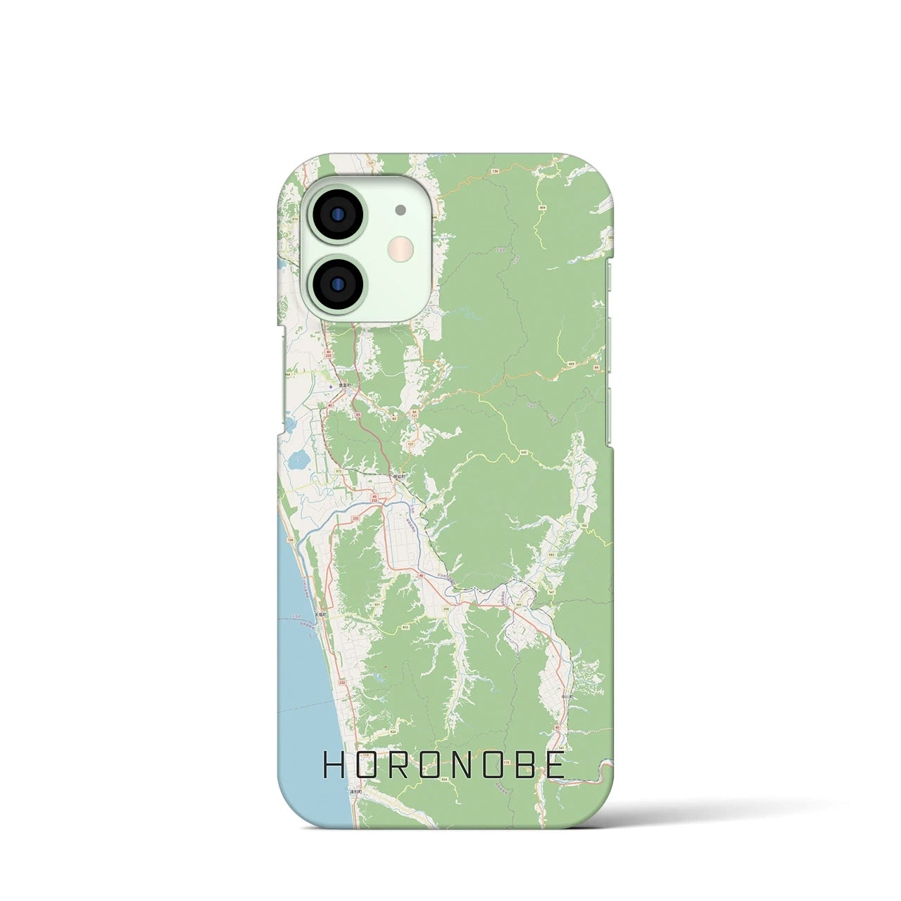 【幌延(北海道)】地図柄iPhoneケース(バックカバータイプ)