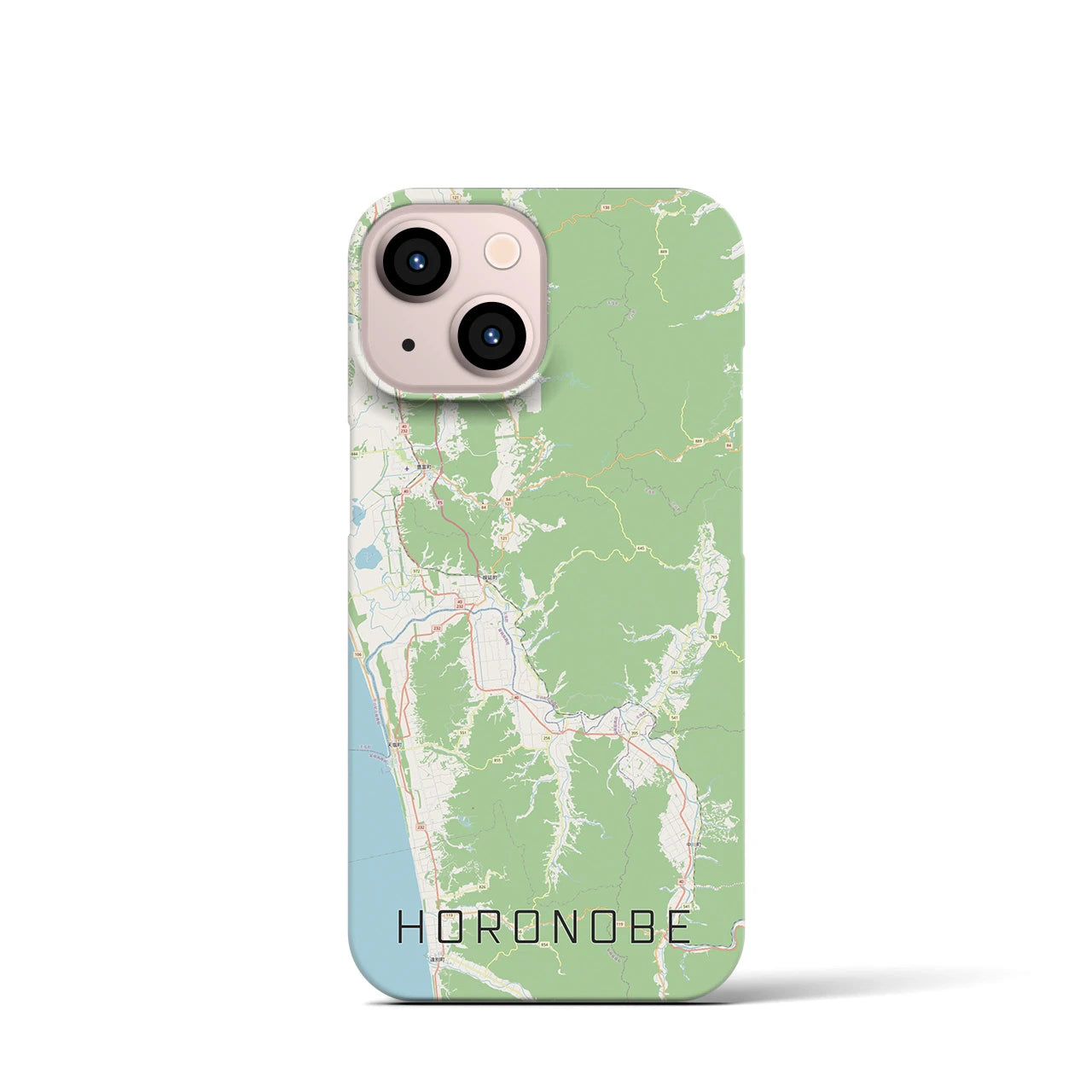 【幌延(北海道)】地図柄iPhoneケース(バックカバータイプ)