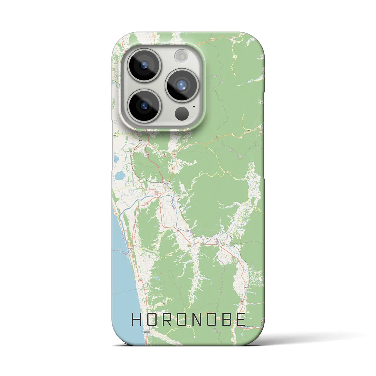 【幌延(北海道)】地図柄iPhoneケース(バックカバータイプ)
