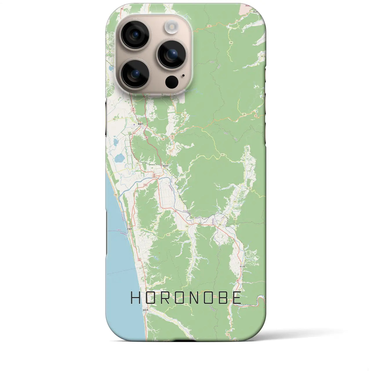 【幌延(北海道)】地図柄iPhoneケース(バックカバータイプ)