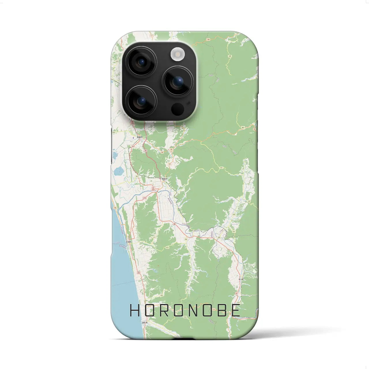 【幌延(北海道)】地図柄iPhoneケース(バックカバータイプ)