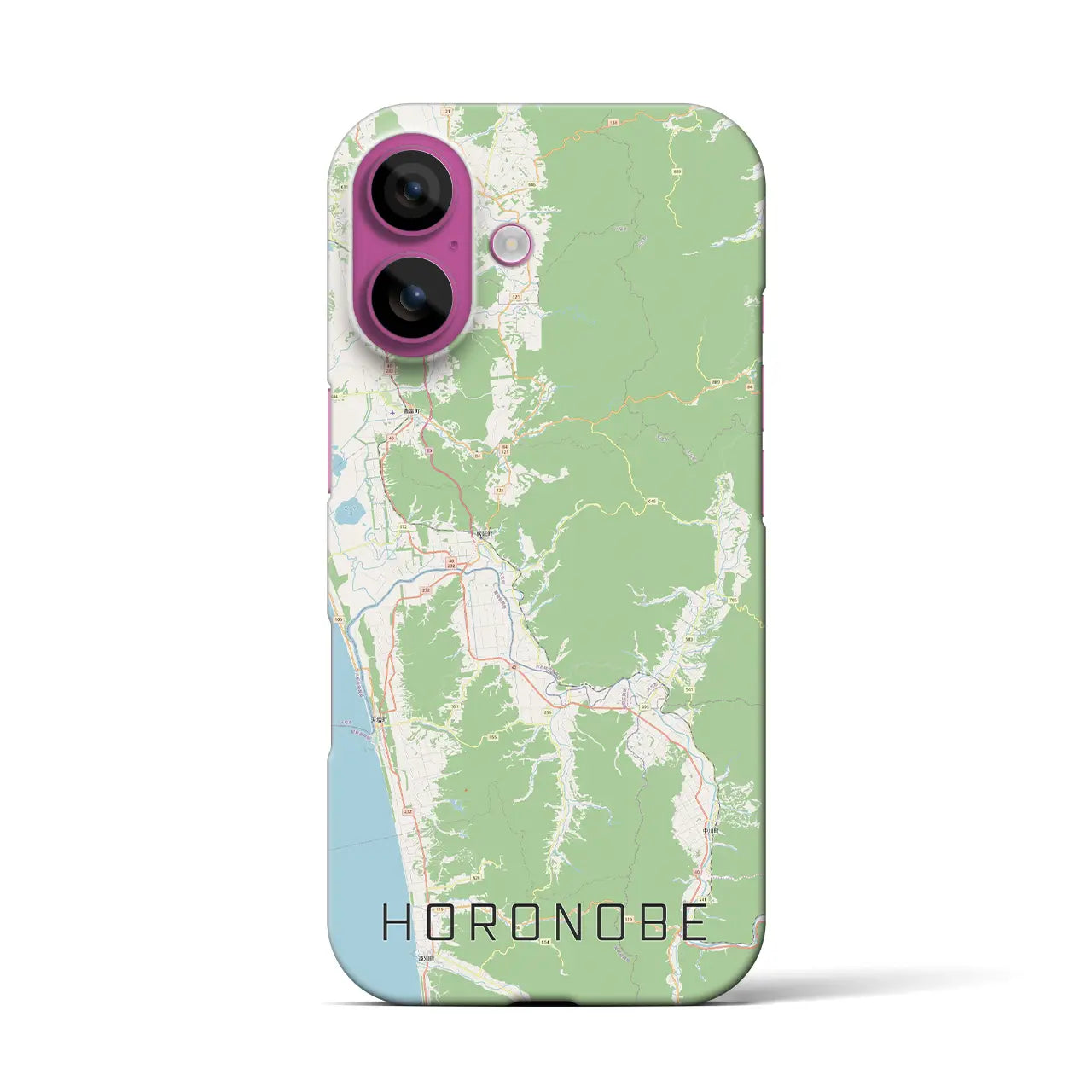 【幌延(北海道)】地図柄iPhoneケース(バックカバータイプ)